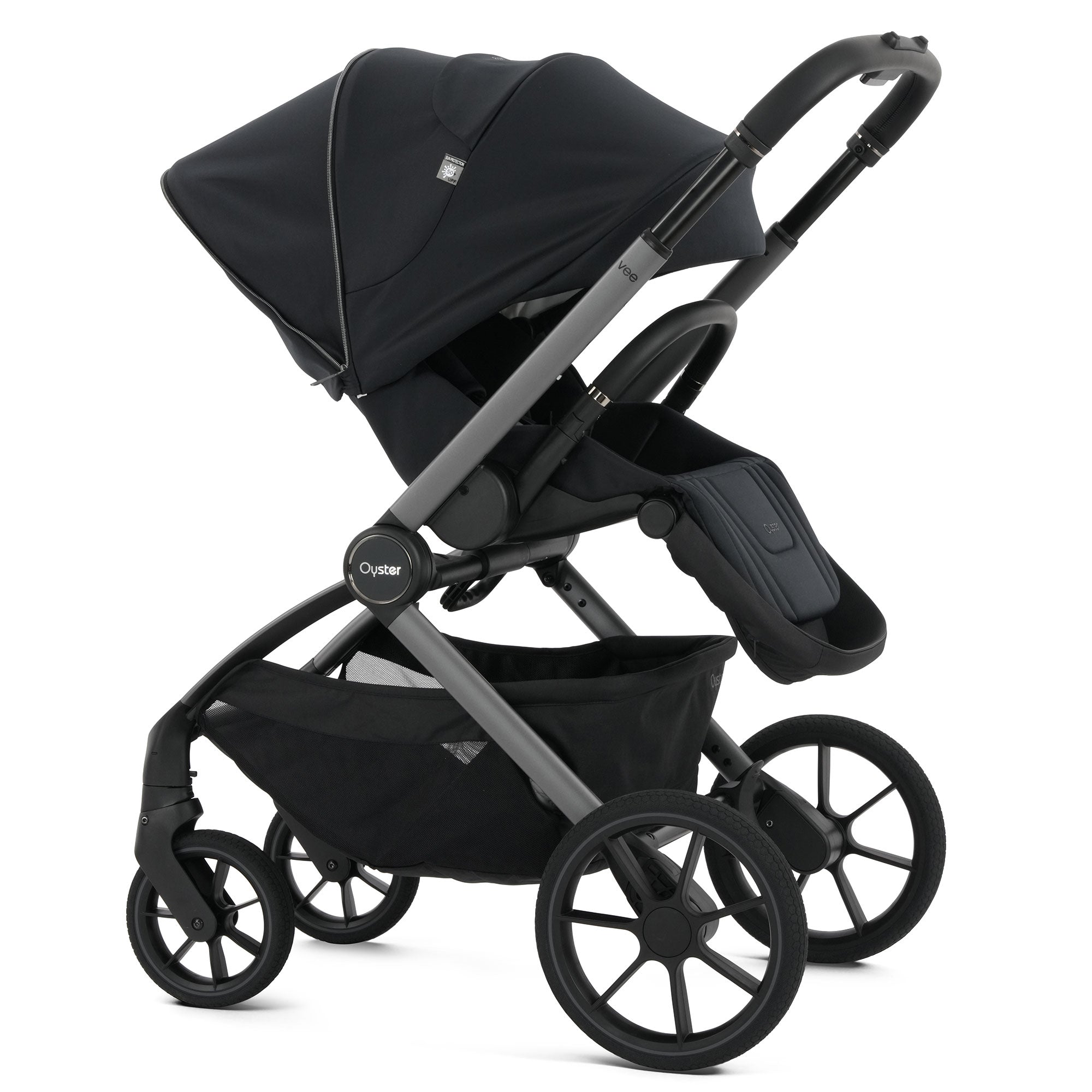 Oyster Vee Travel System Bundle in Liquorice