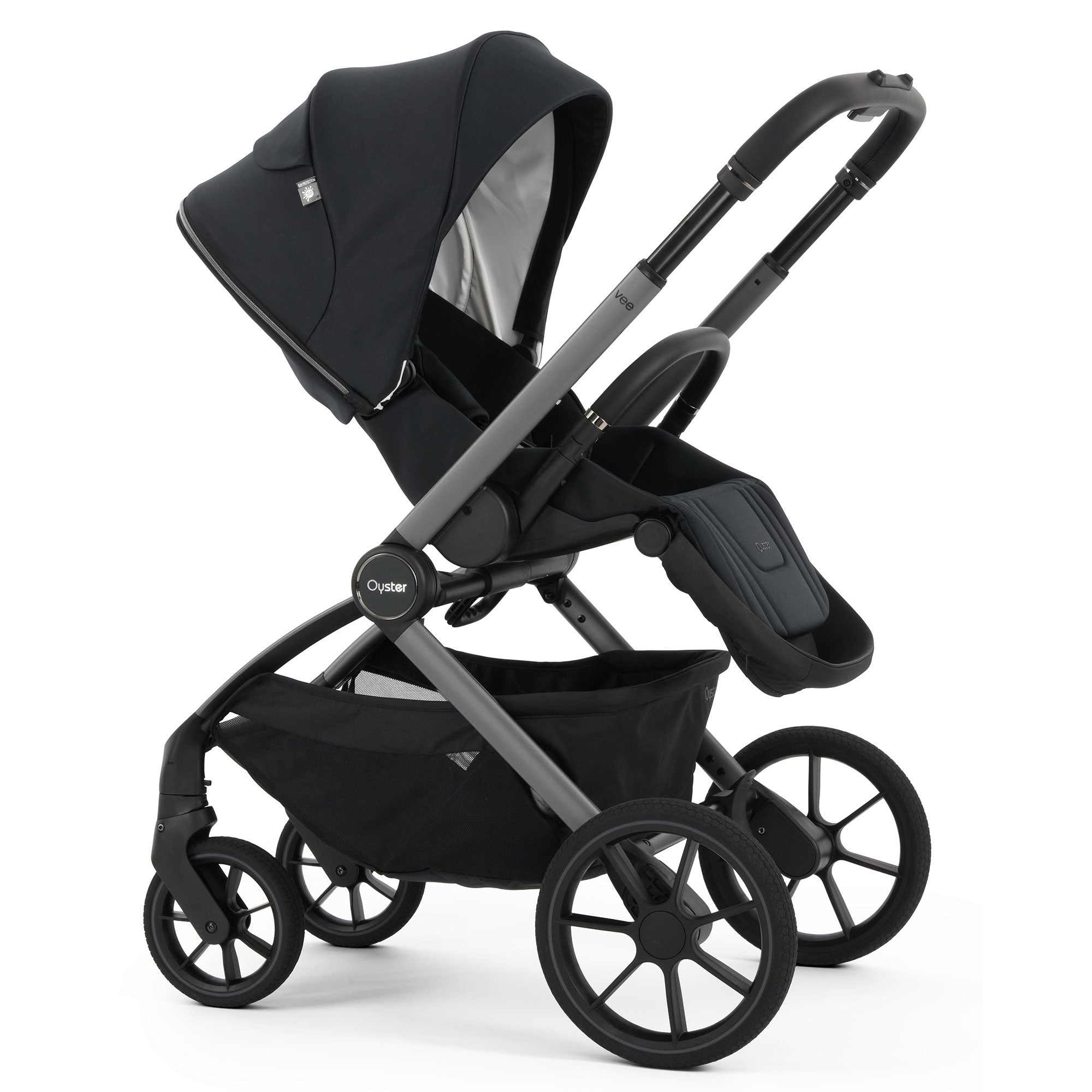 Oyster Vee Travel System Bundle in Liquorice