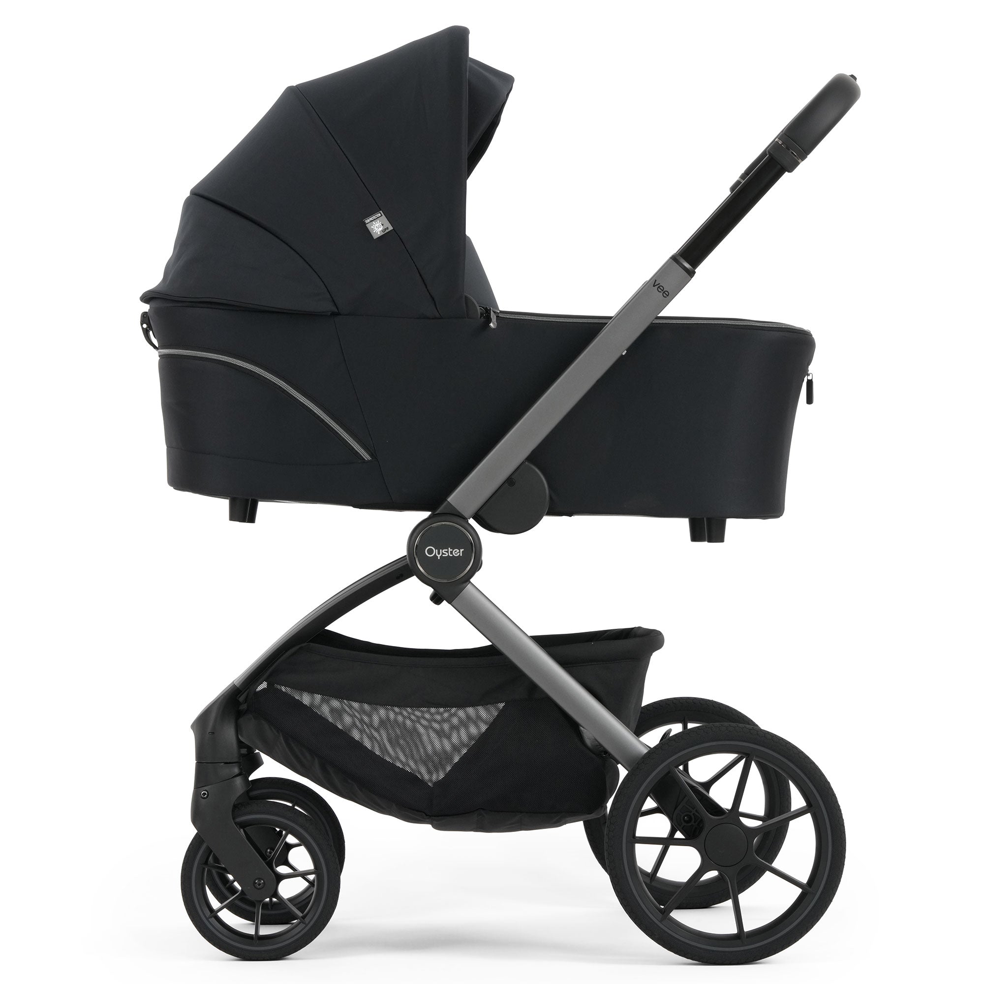 Oyster Vee Travel System Bundle in Liquorice