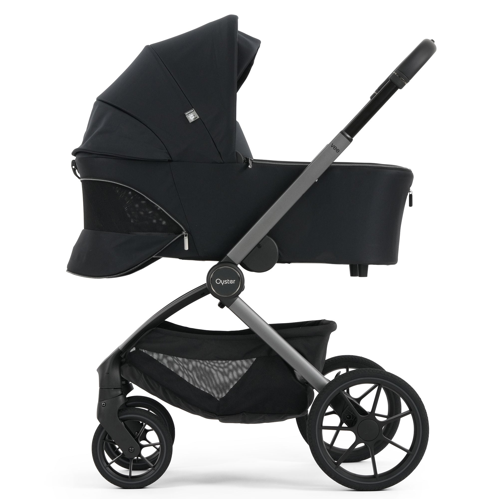 Oyster Vee Travel System Bundle in Liquorice