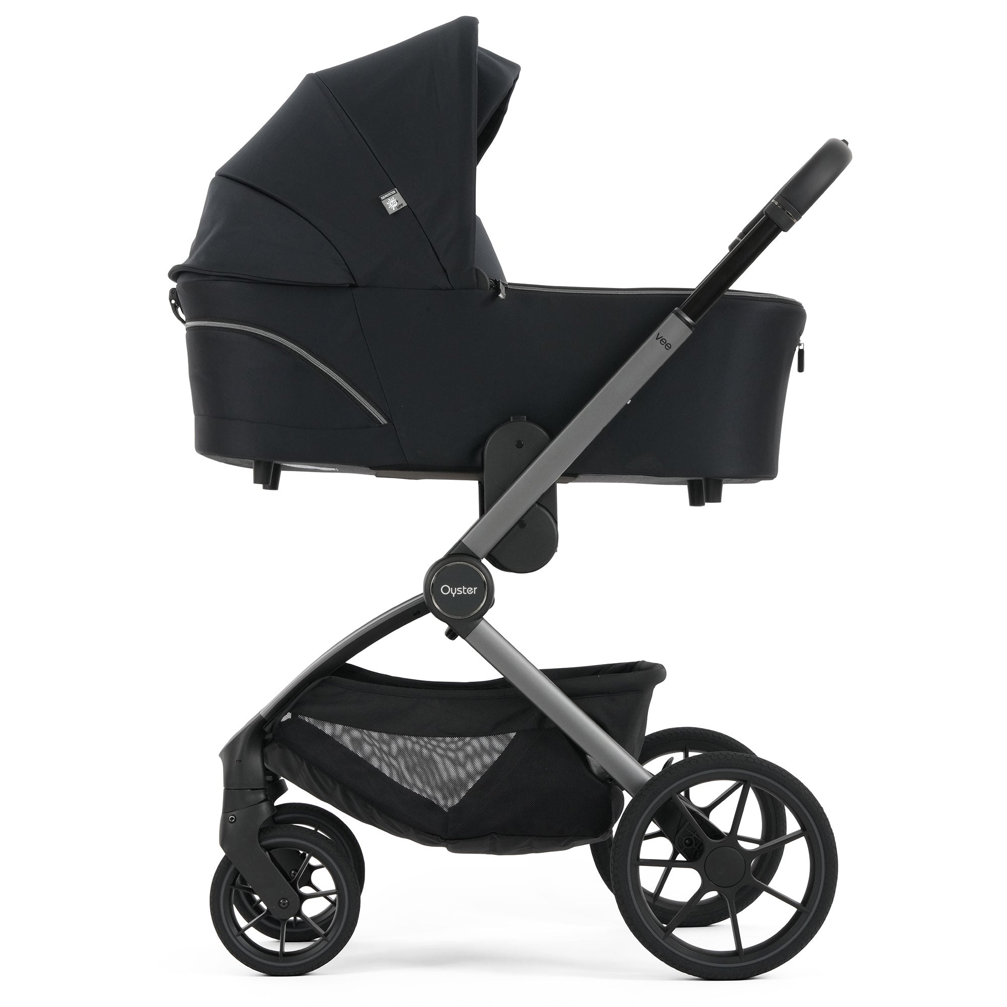 Oyster Vee Travel System Bundle in Liquorice