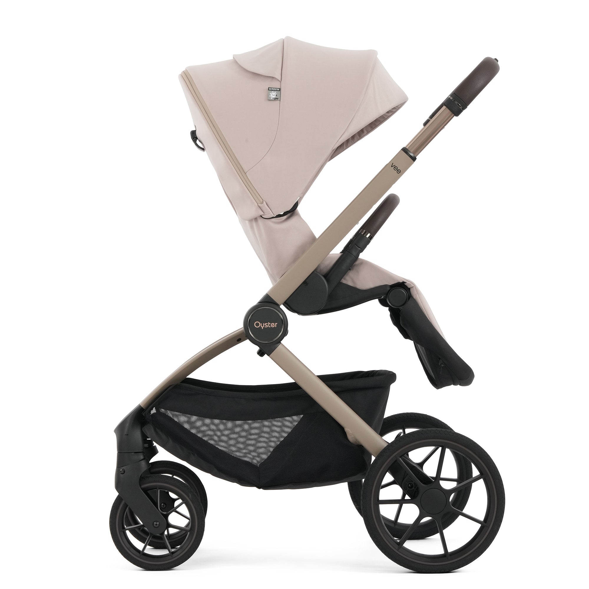 Oyster Vee Travel System Bundle in Vanilla