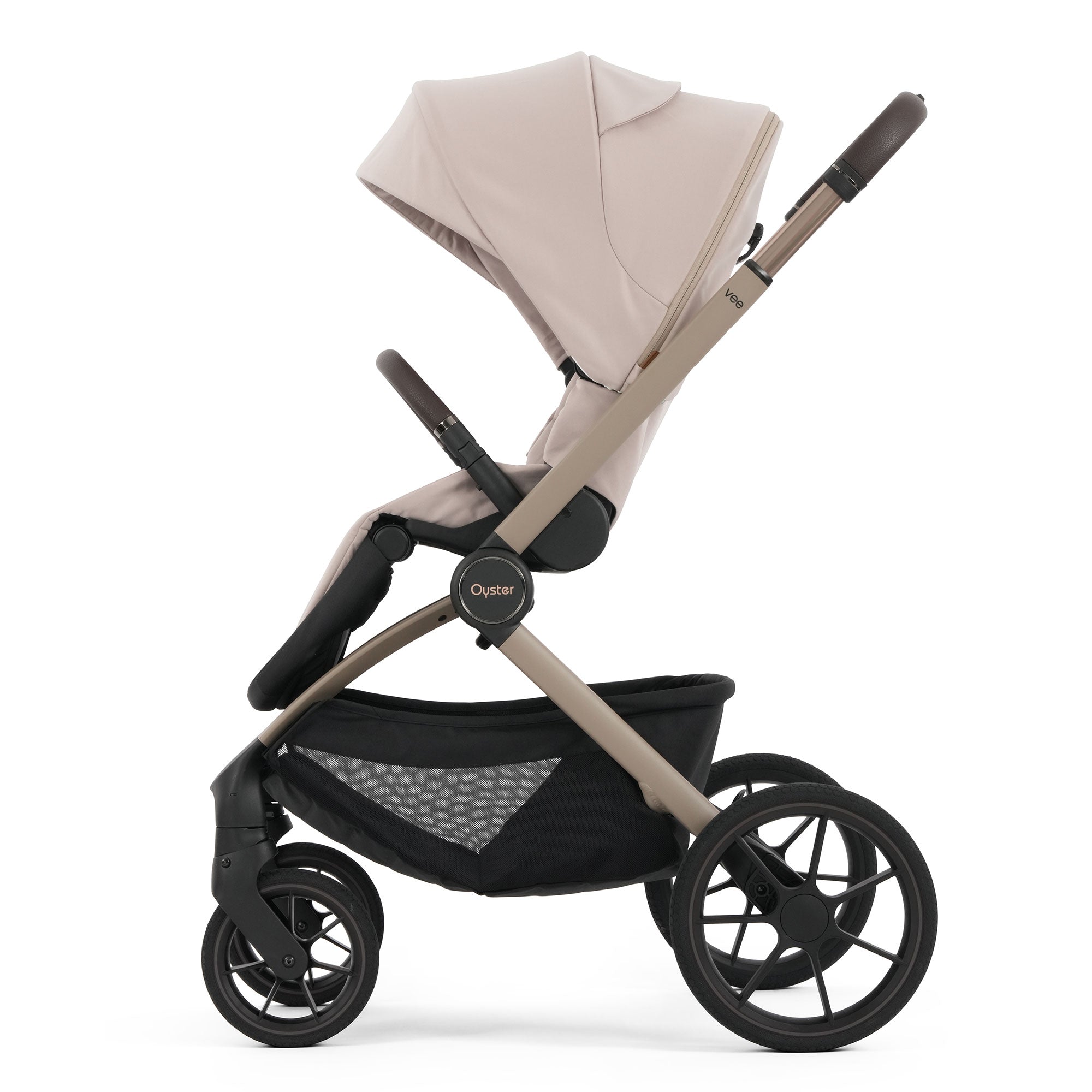 Oyster Vee Travel System Bundle in Vanilla