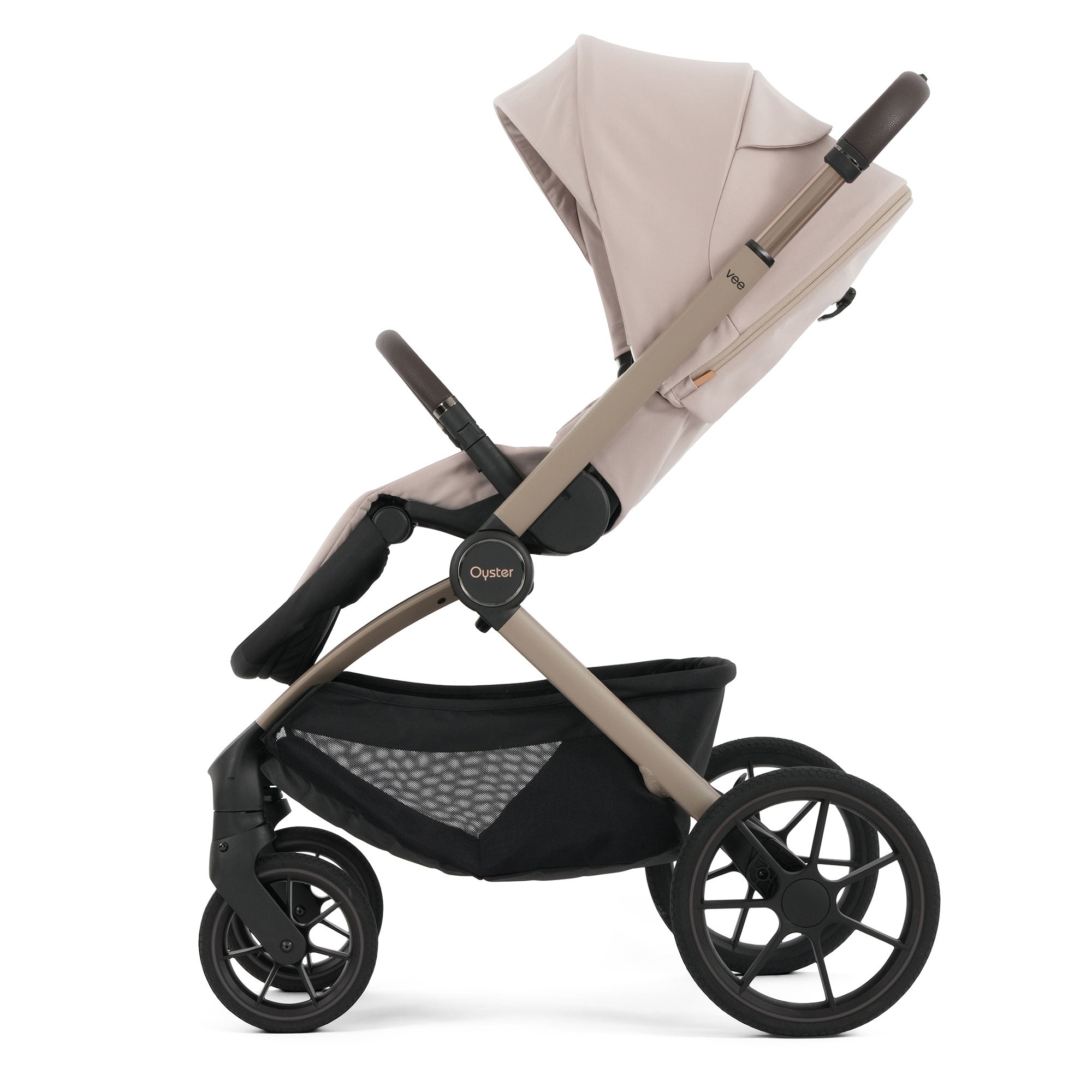 Oyster Vee Travel System Bundle in Vanilla
