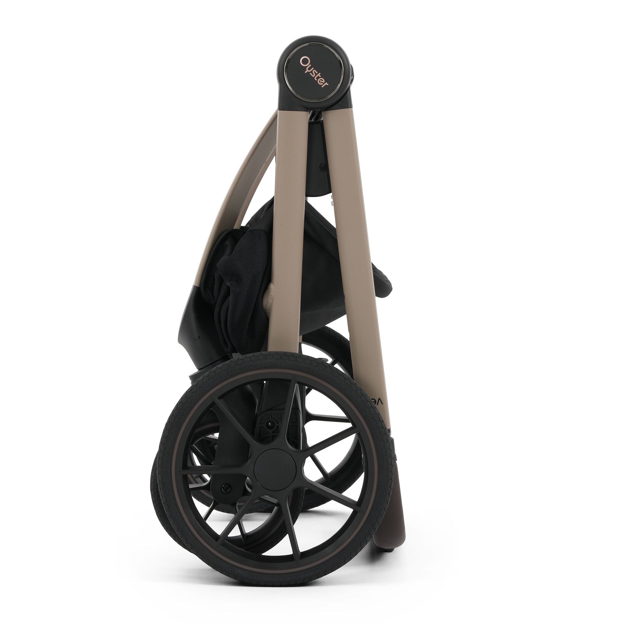 Oyster Vee Travel System Bundle in Vanilla