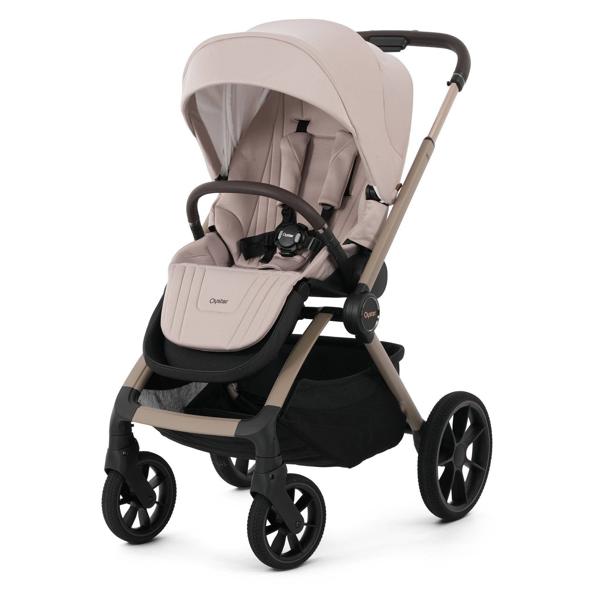 Oyster Vee Travel System Bundle in Vanilla
