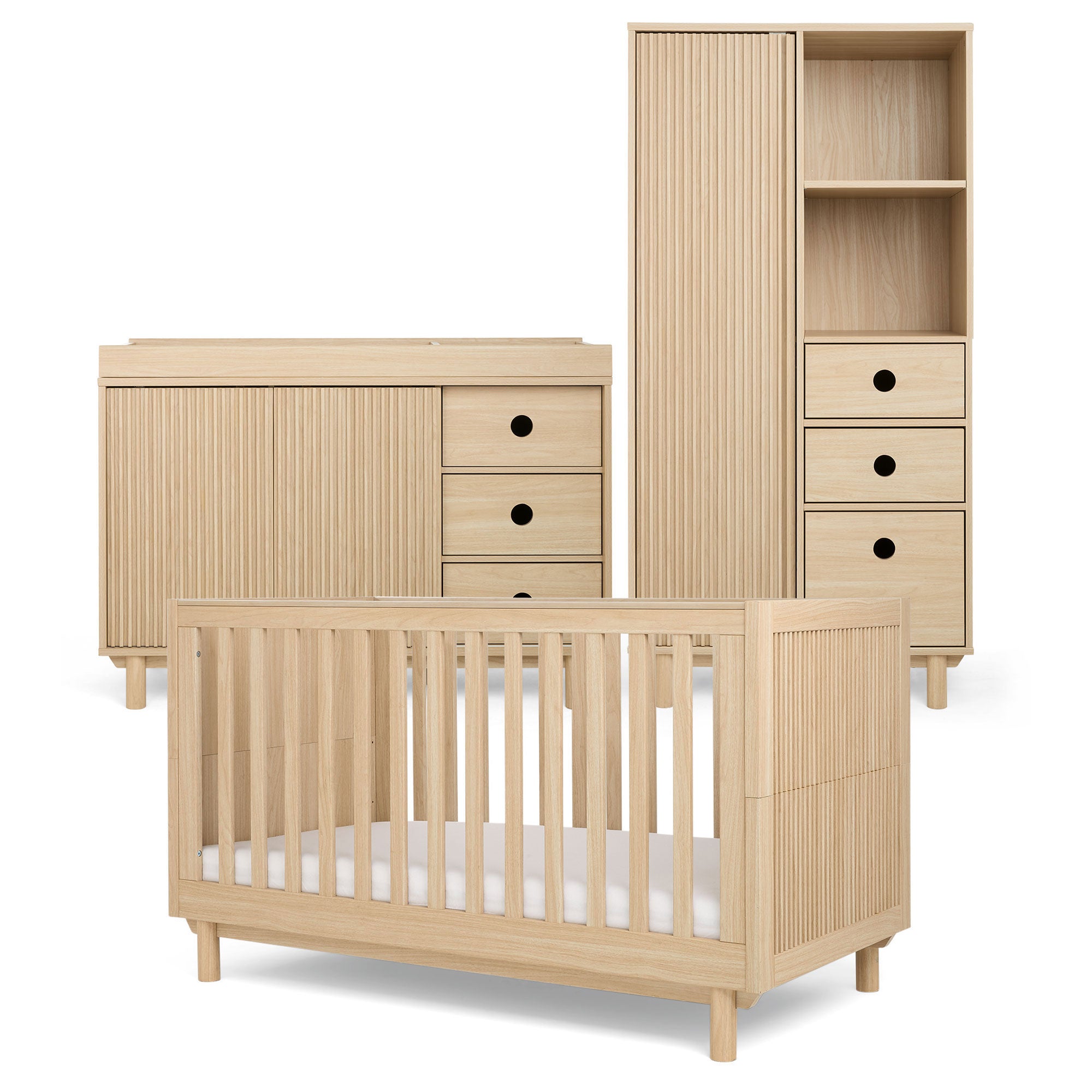 Mamas & Papas Oska 2 Piece Wide Range in Natural Oak