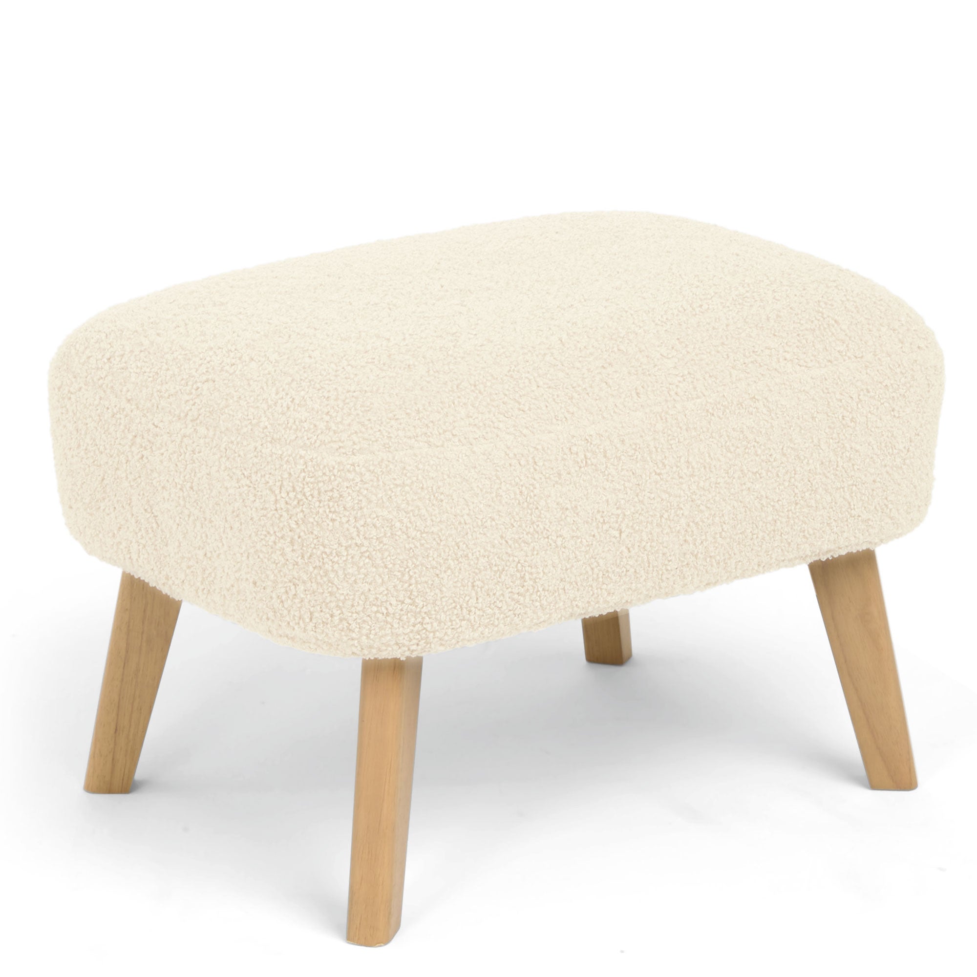 Mamas & Papas Alma Nursing Chair in Off White Boucle Weave