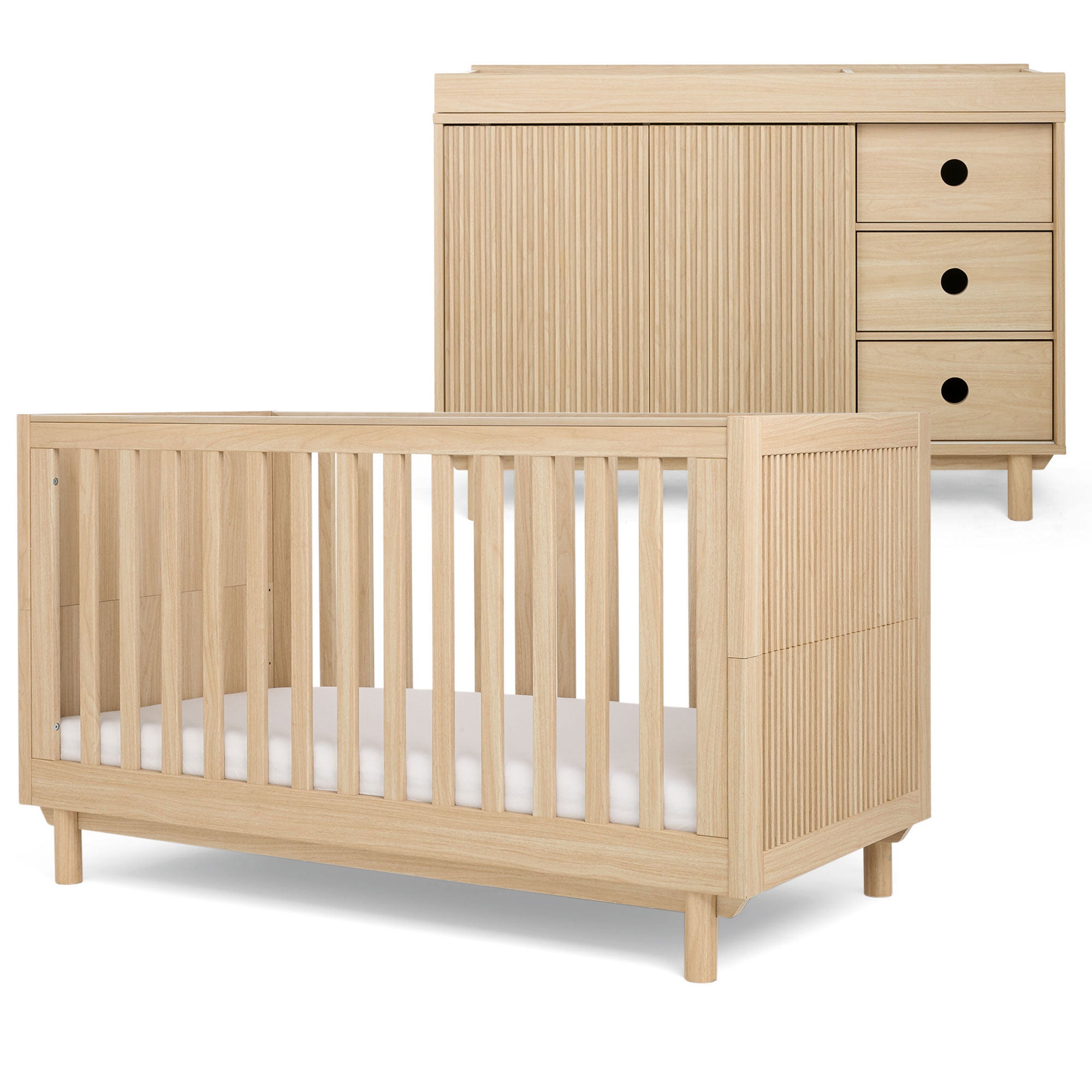 Mamas & Papas Oska 2 Piece Wide Roomset in Natural Oak
