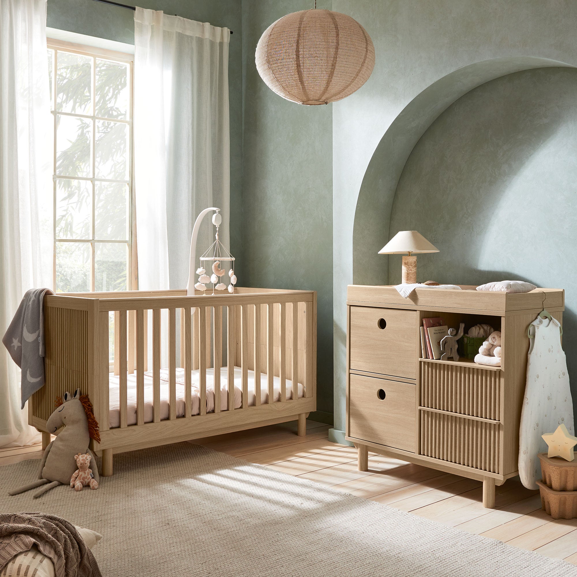 Mamas & Papas Oska 2 Piece Narrow Roomset in Natural Oak