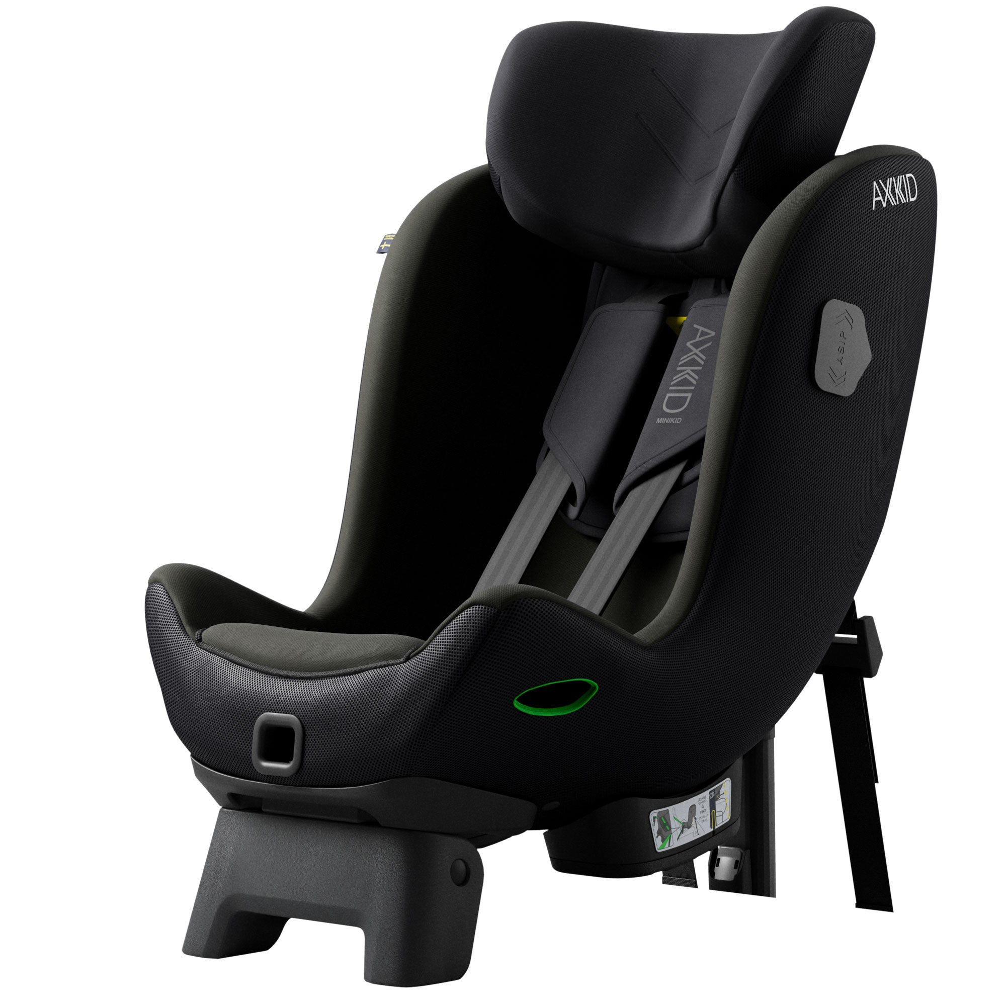 Axkid Minikid 4 Pro R129 Car Seat in Forest Moss Green