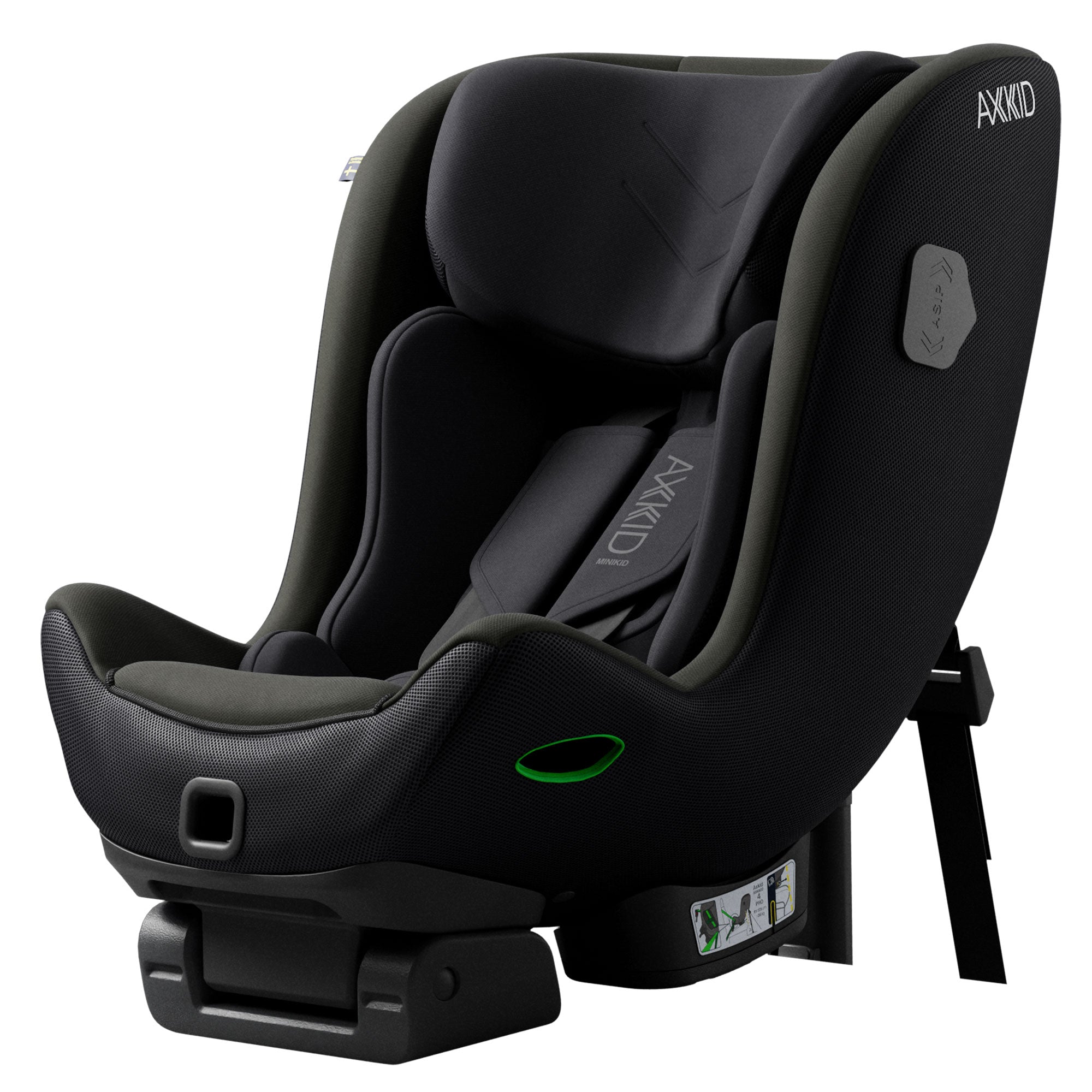 Axkid Minikid 4 Pro R129 Car Seat in Forest Moss Green