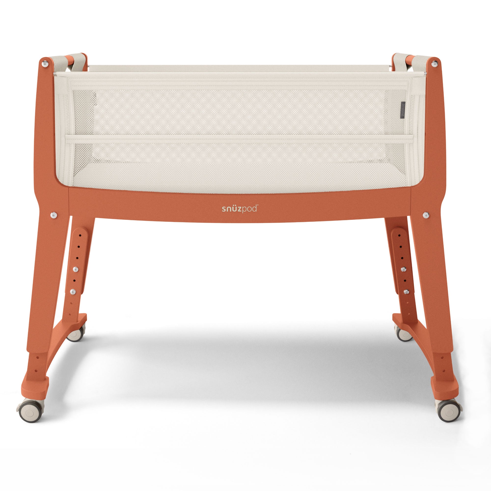 SnuzPod Studio Bedside Crib in Florence Ember