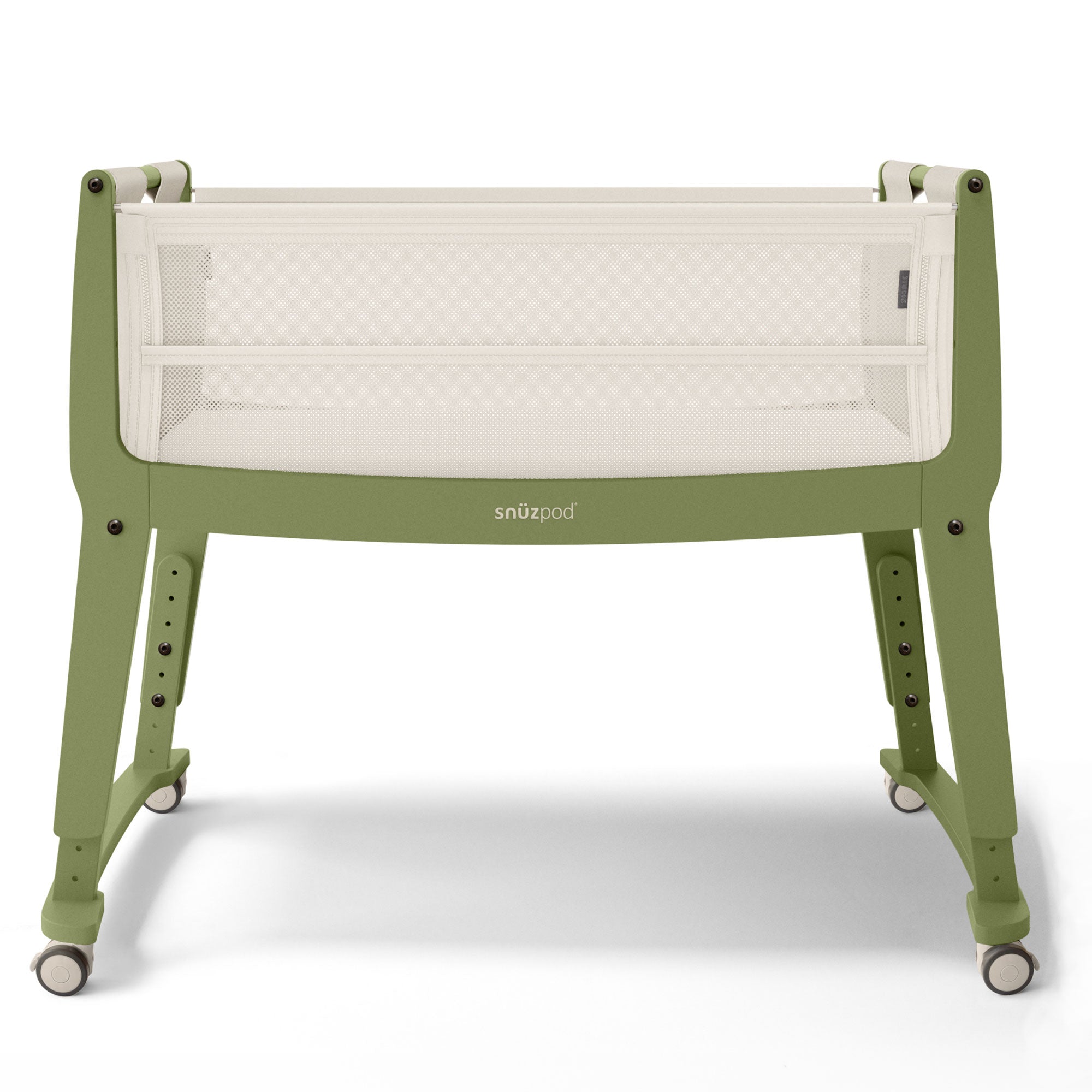 SnuzPod Studio Bedside Crib in Tokyo Matcha