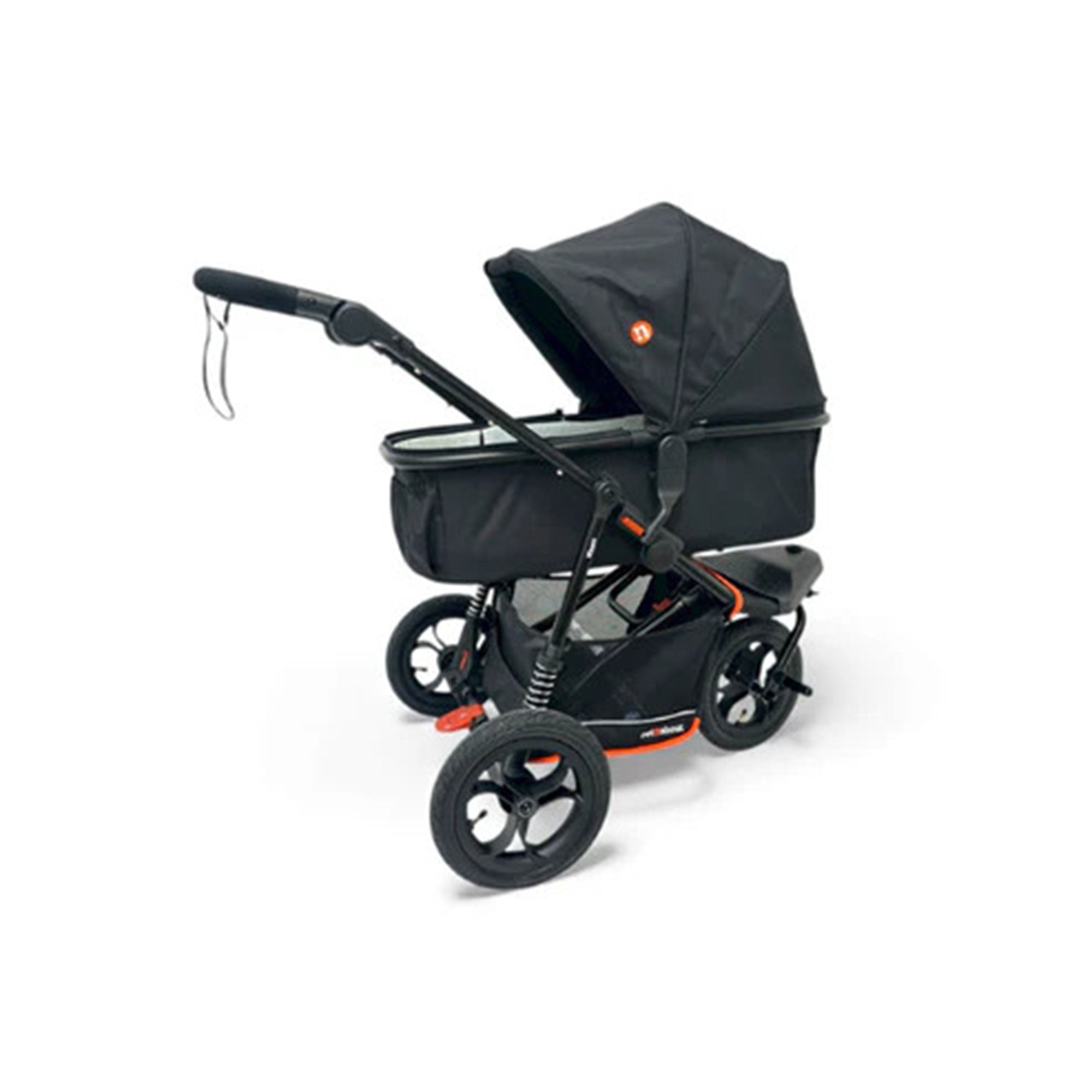 Out n About Nipper Switch - 2 in 1 Carrycot & Parent-Facing Seat in Black