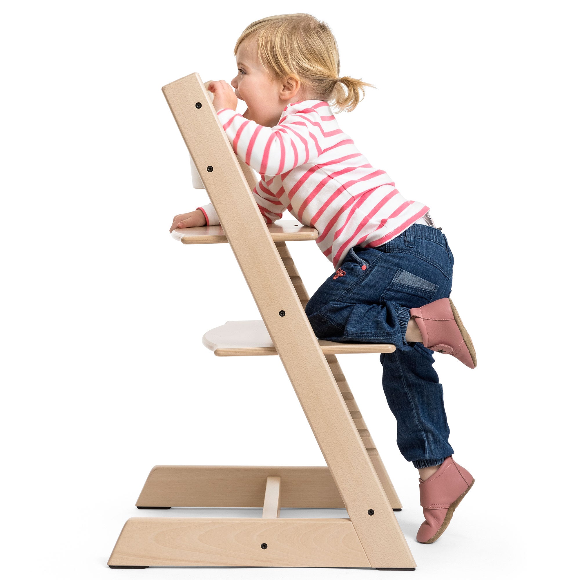 Stokke Tripp Trapp Highchair with Cushion & Baby Set in Natural (Oak)