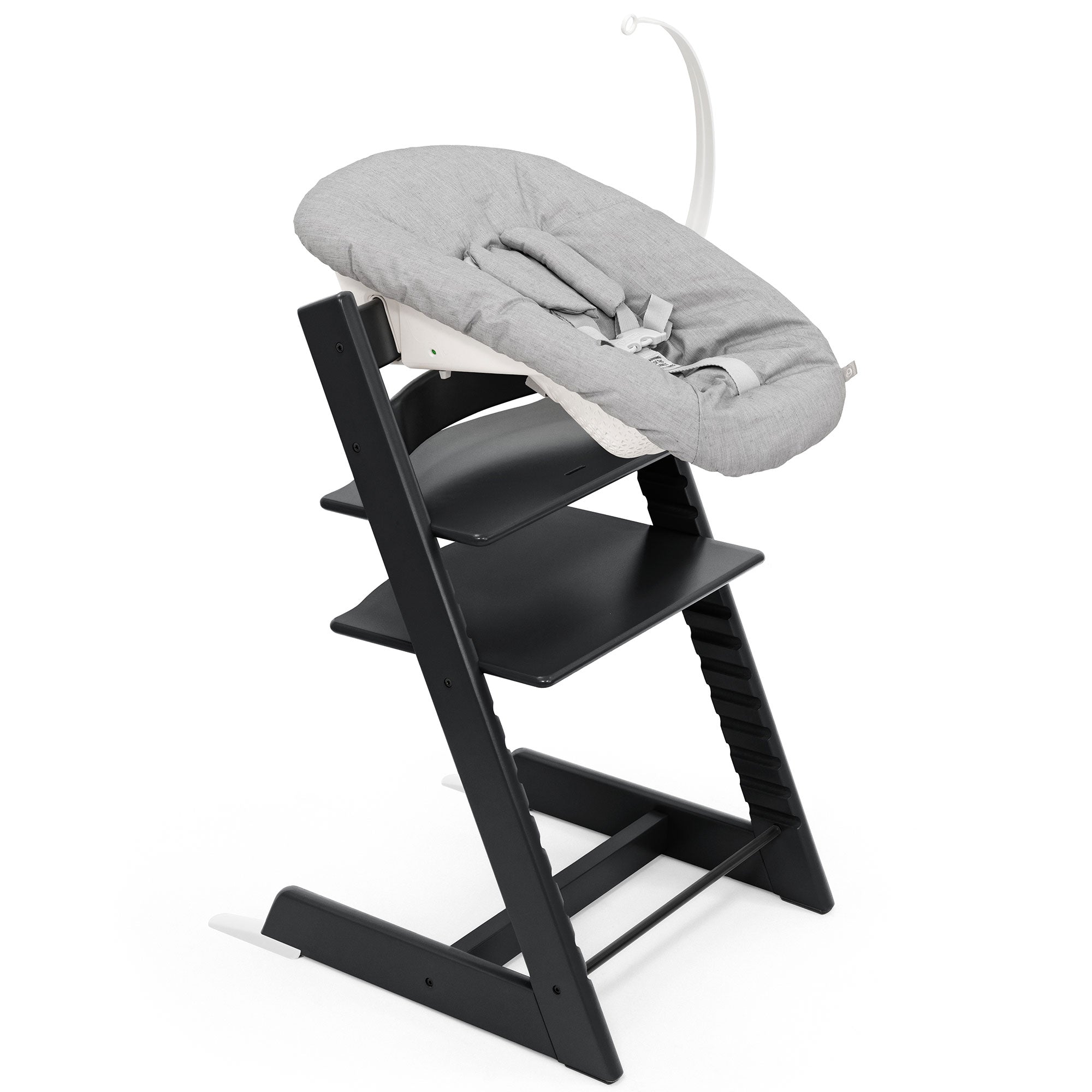Stokke Trip Trapp Highchair Newborn & Baby Set Bundle in Black