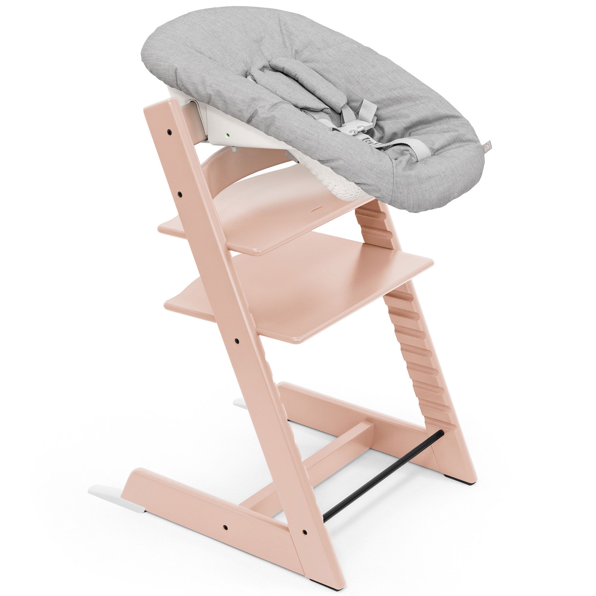 Stokke Trip Trapp Highchair Complete Bundle in Serene Pink