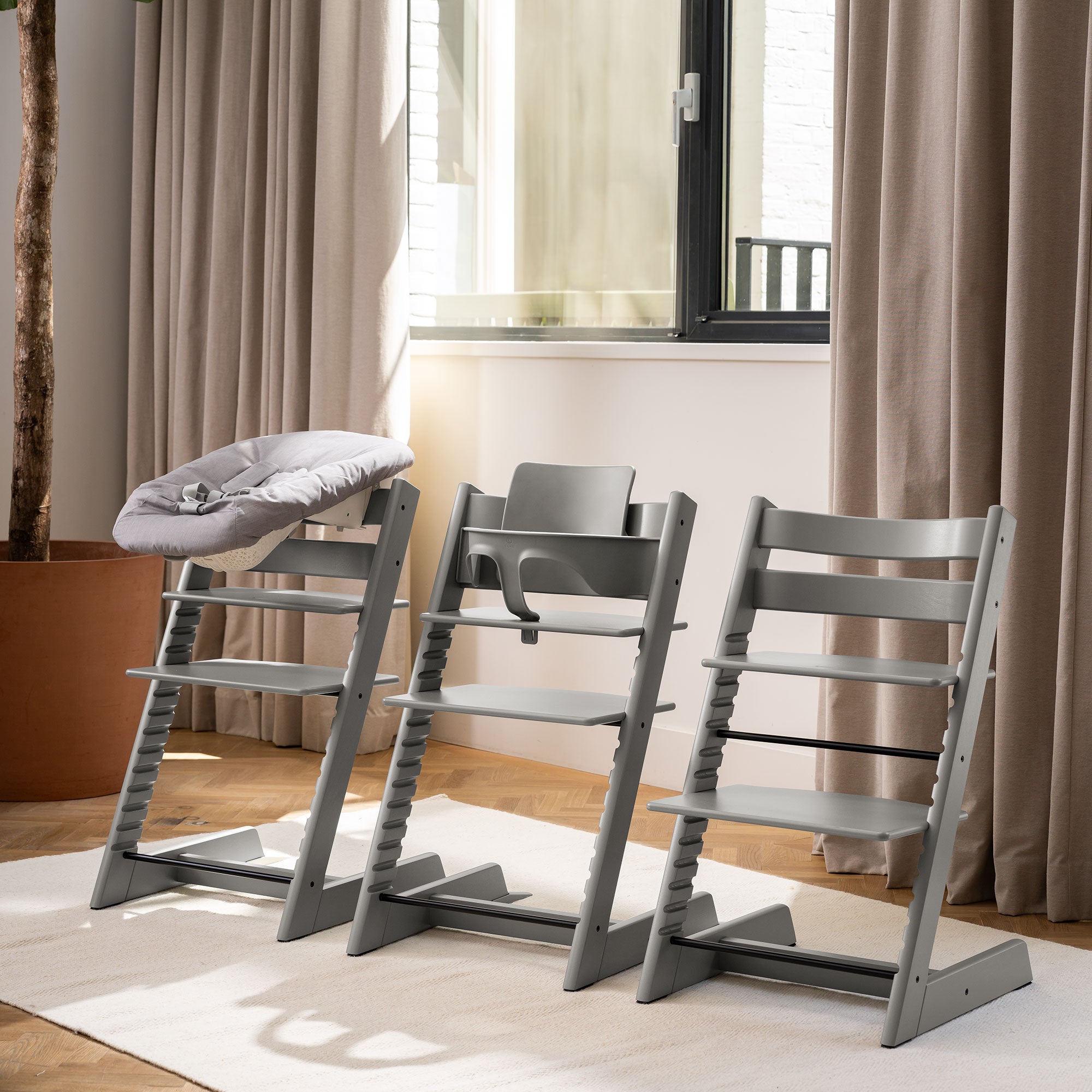 Stokke Trip Trapp Highchair in Storm Grey