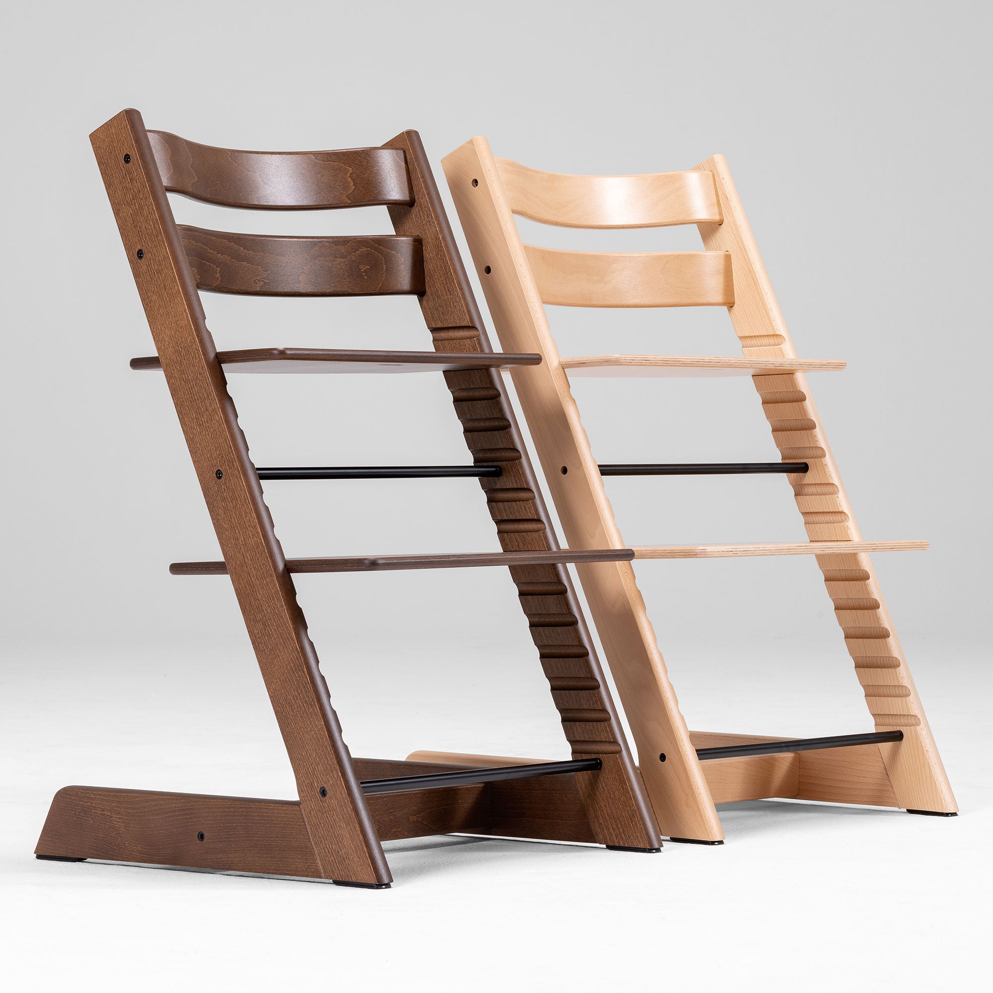 Stokke Trip Trapp Highchair Newborn & Baby Set Bundle in Warm Brown