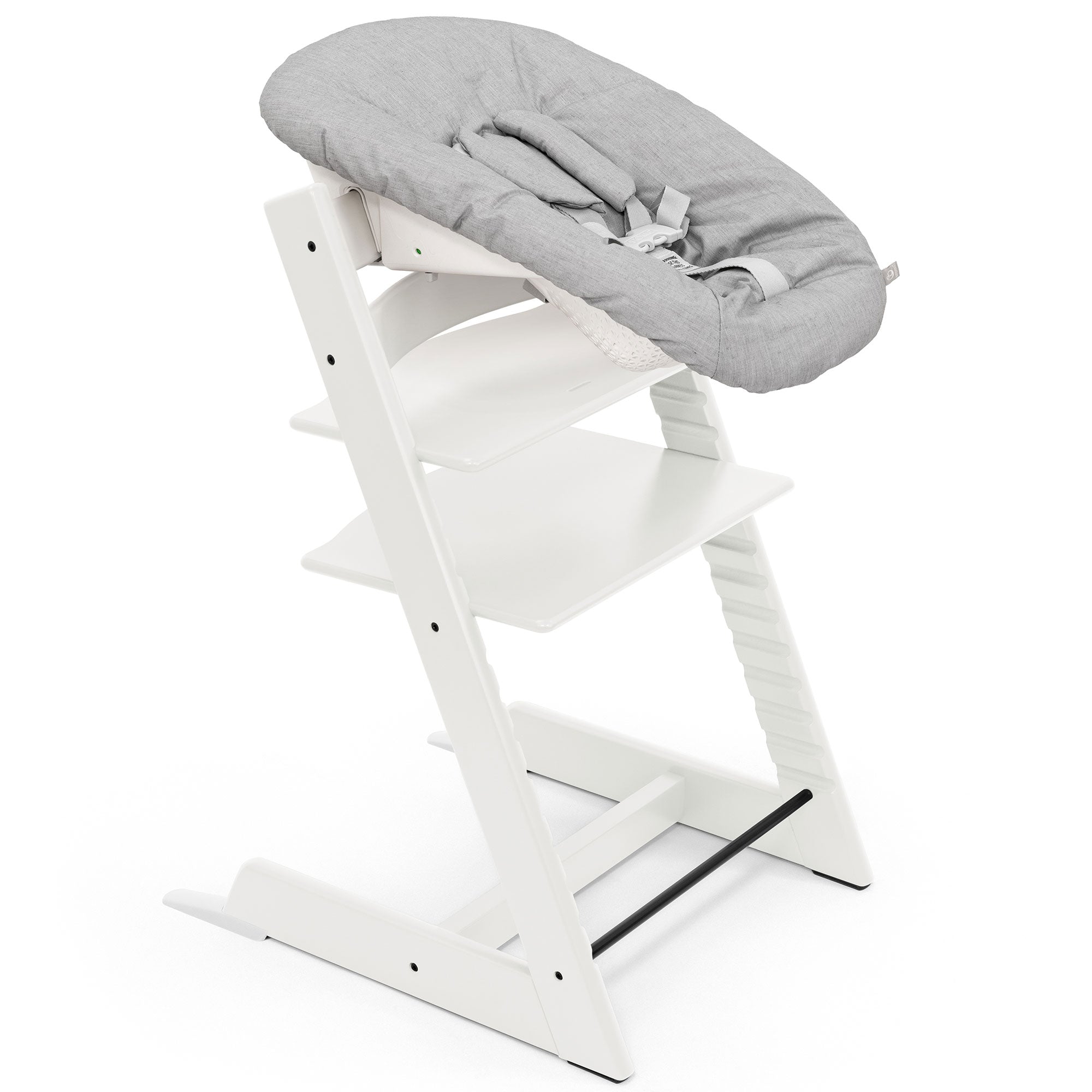 Stokke Trip Trapp Highchair Newborn & Baby Set Bundle in White