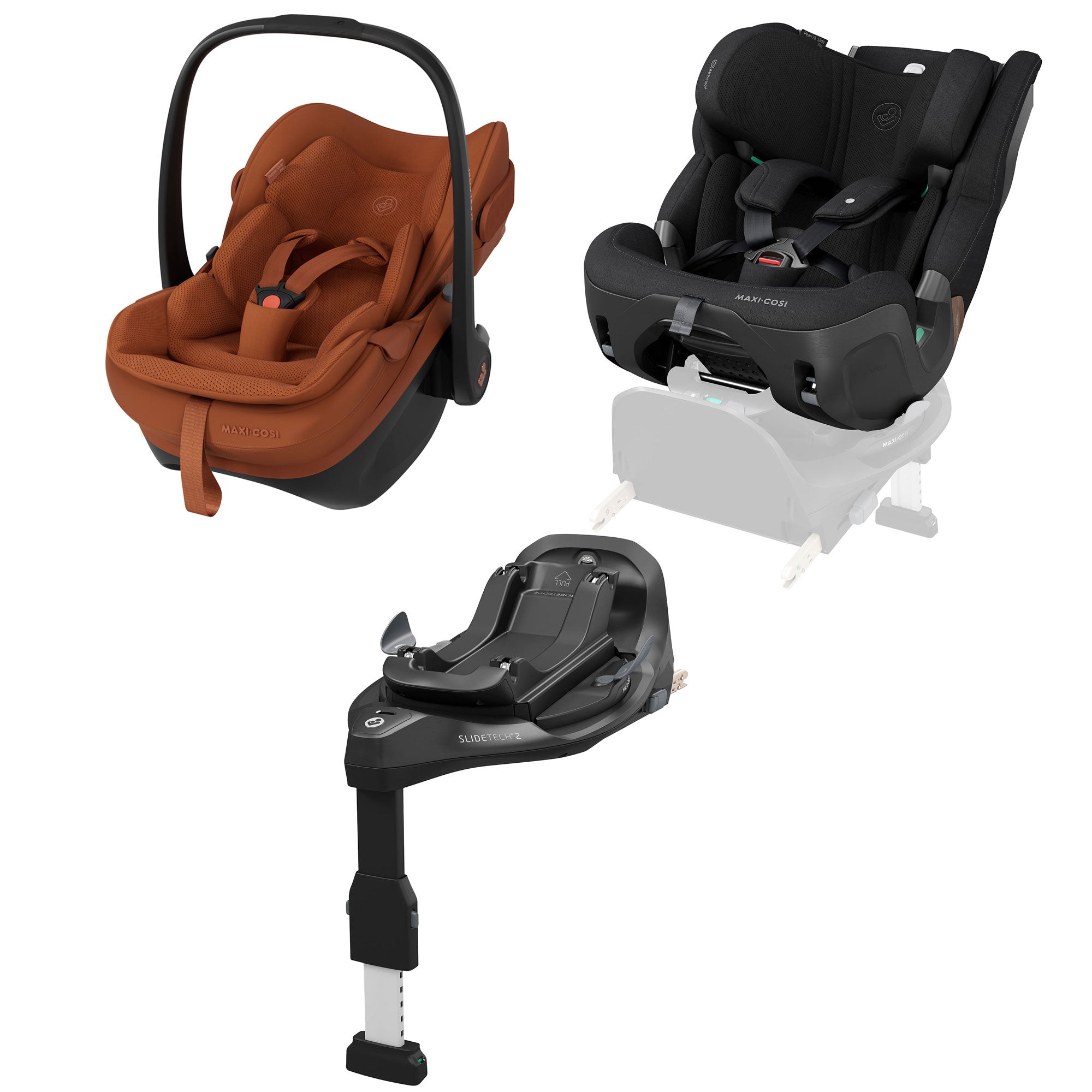 Maxi-Cosi Slide Pro Family Bundle in Terra/Black