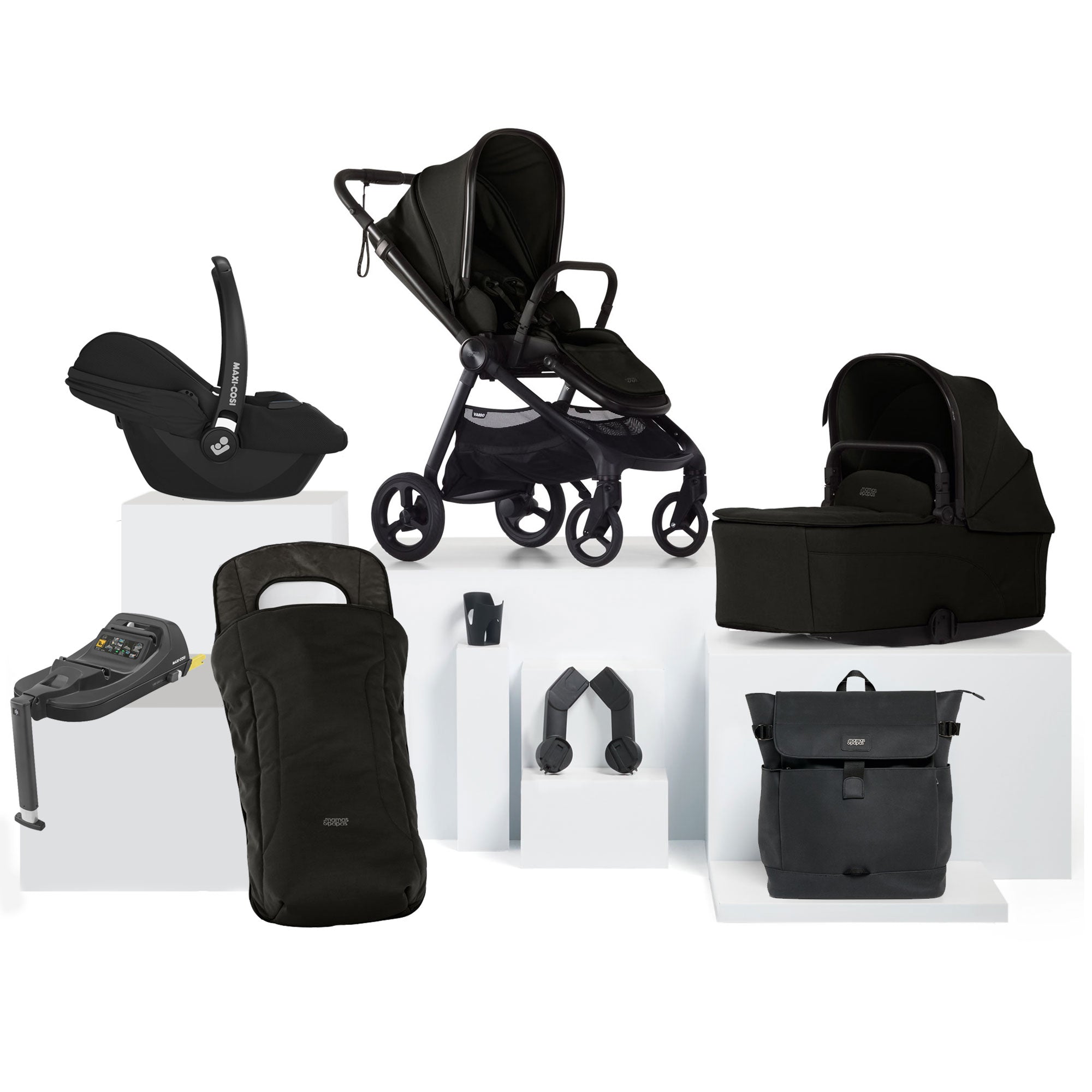 Mamas & Papas Vardo Complete Maxi-Cosi Bundle in Noir