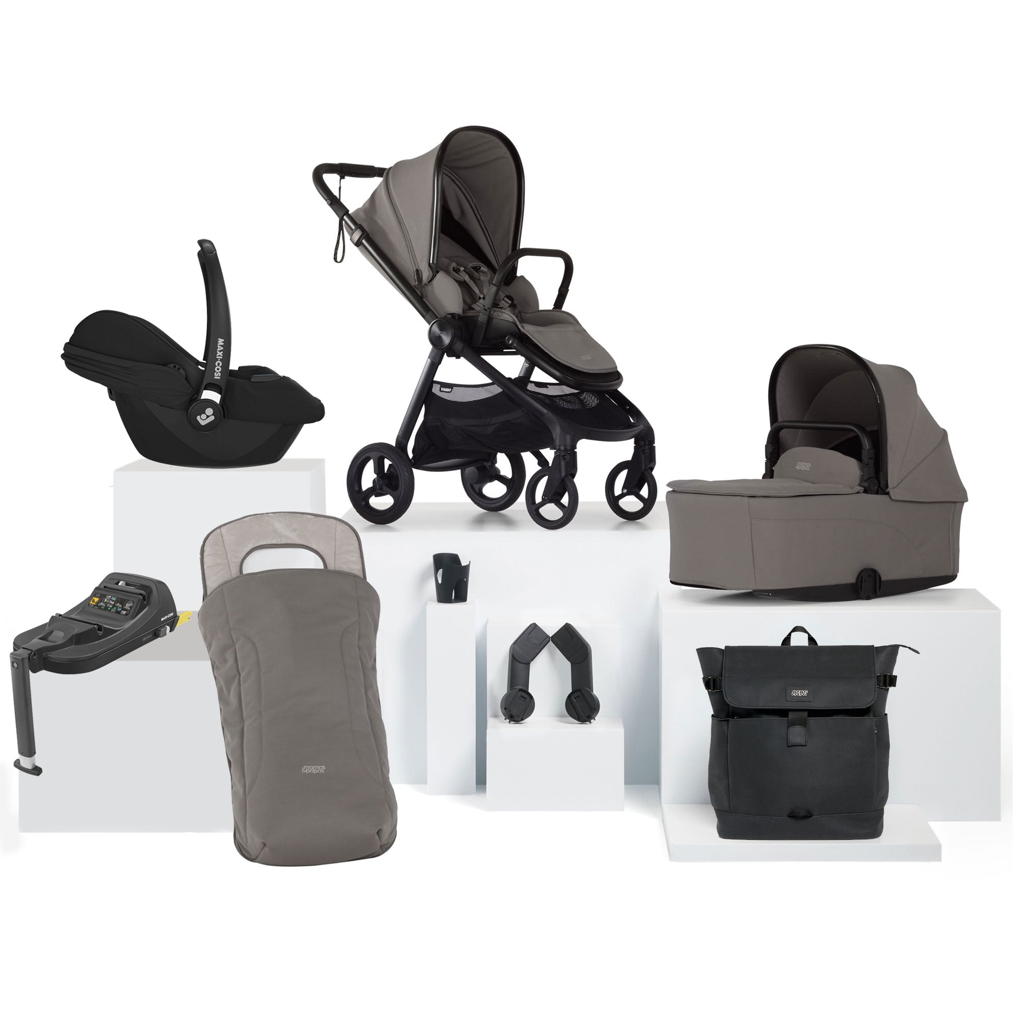 Mamas & Papas Vardo Complete Maxi-Cosi Bundle in Storm
