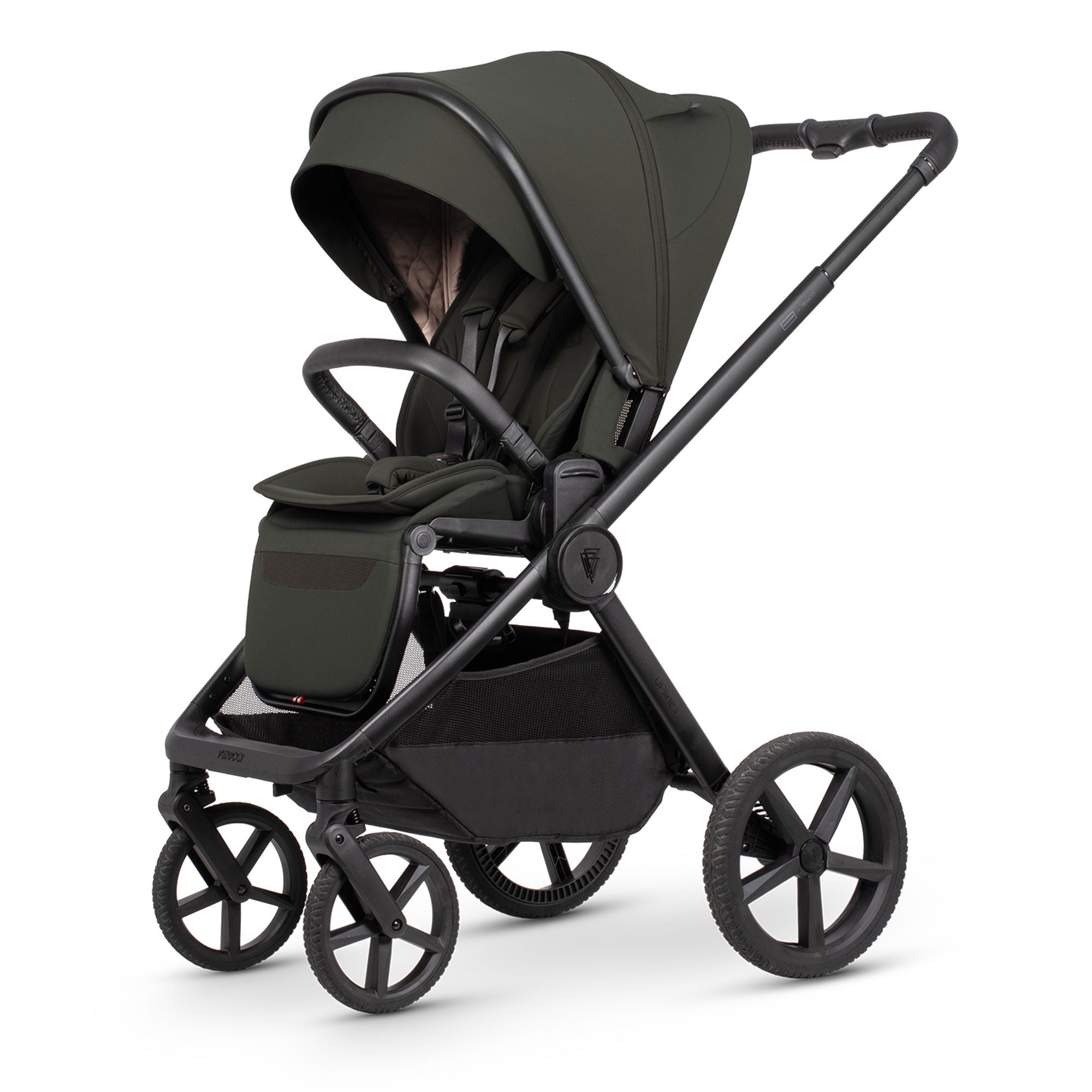 Venicci Tinum Upline 3 Hunter Comfort Bundle in Dark Olive