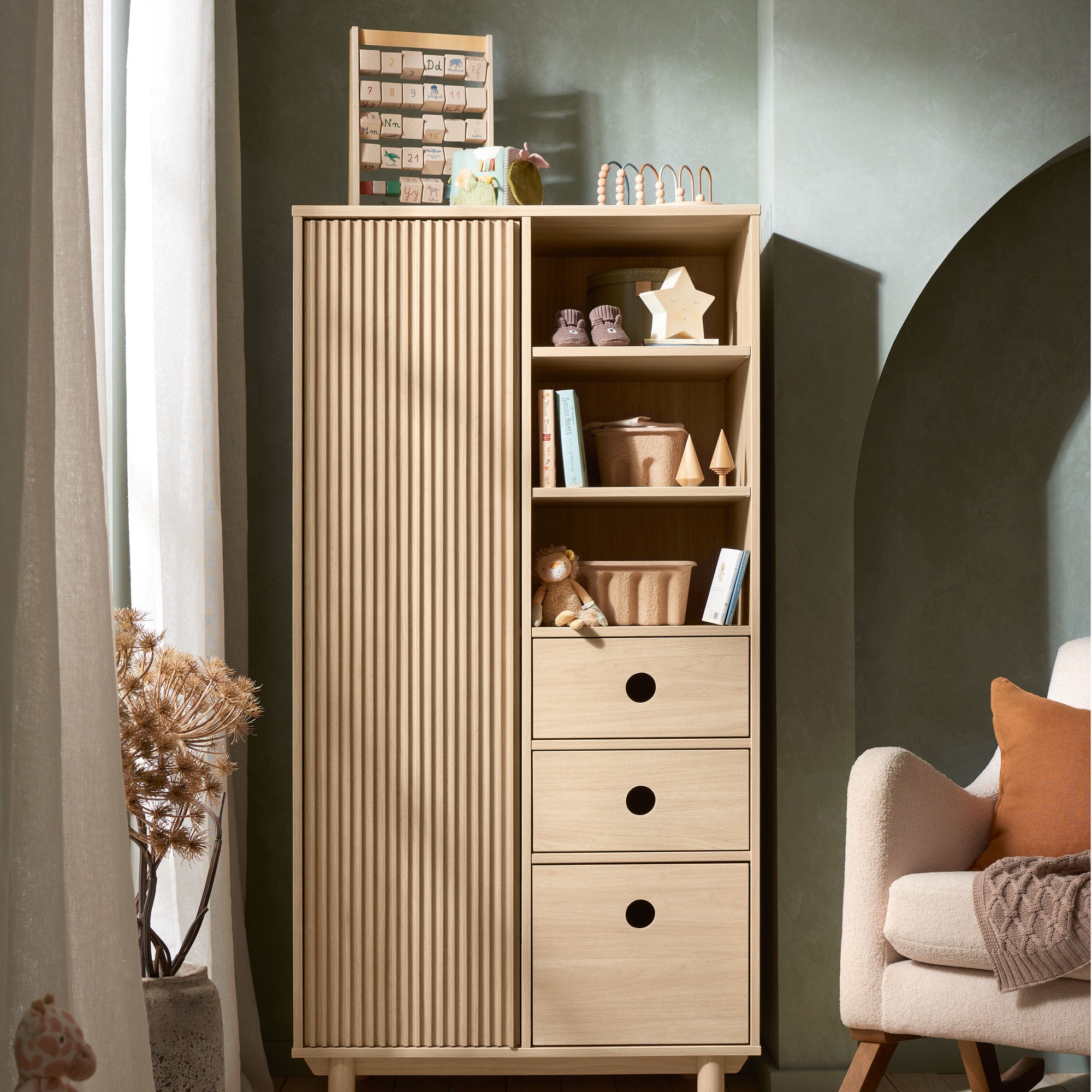 Mamas & Papas Oska 3 Piece Narrow Range in Natural Oak