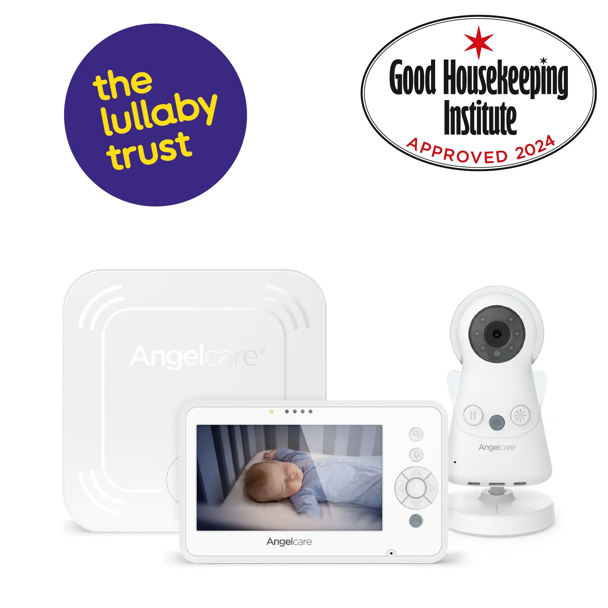 Angelcare Baby Monitor with Video & Sound Baby Monitors AC25-1 666594208507