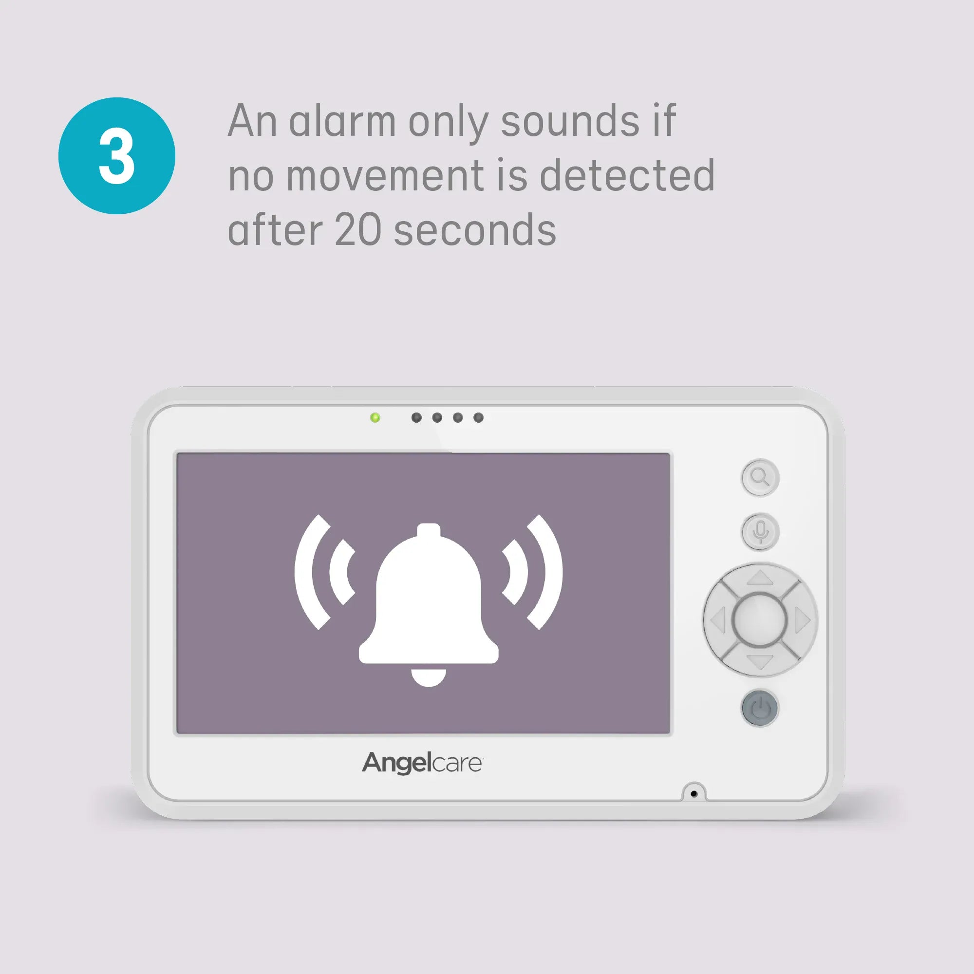 Angelcare Baby Monitor with Video & Sound Baby Monitors AC25-1 666594208507