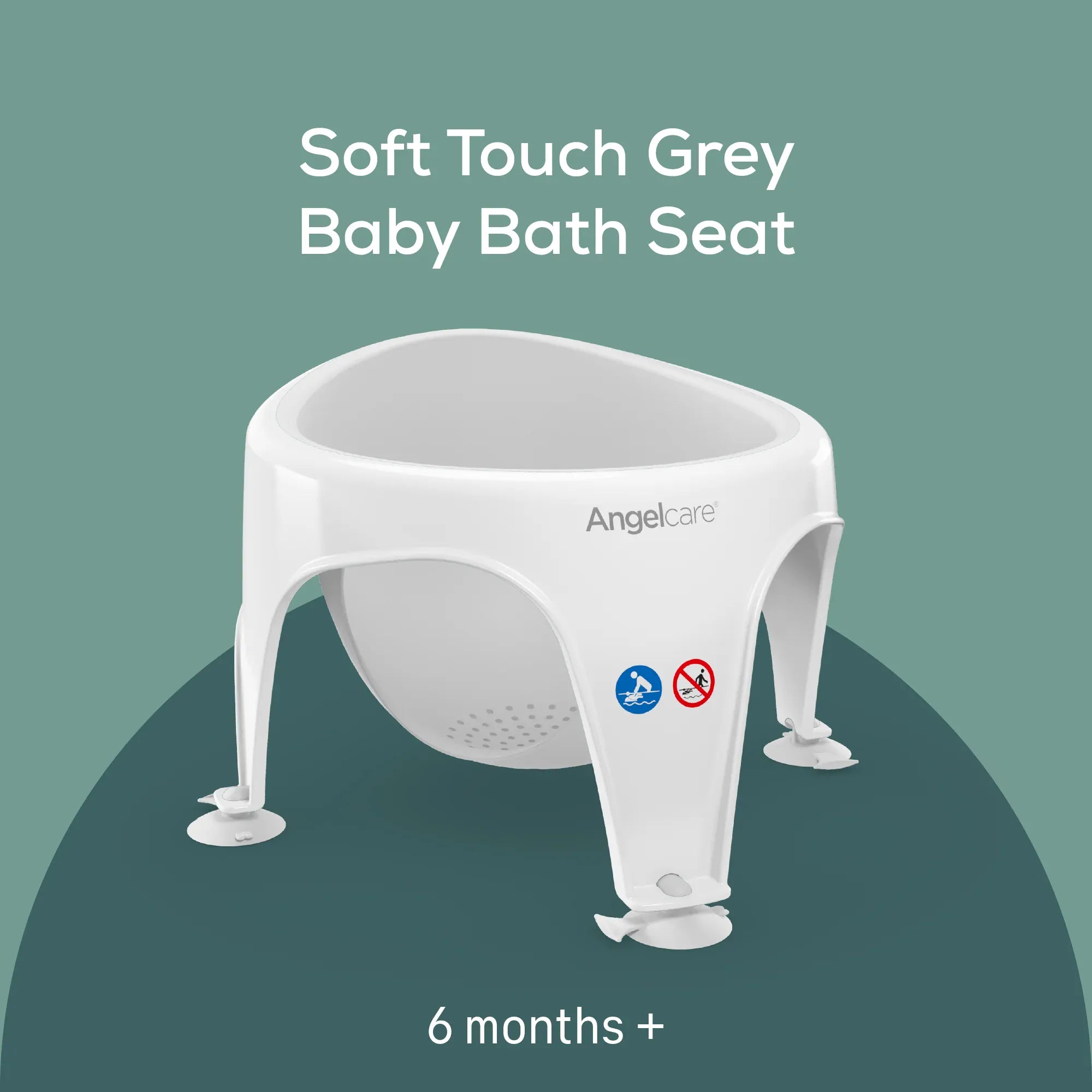 Angelcare Soft Touch Bath Seat in Grey Bathing & Grooming AC3120 666594201140