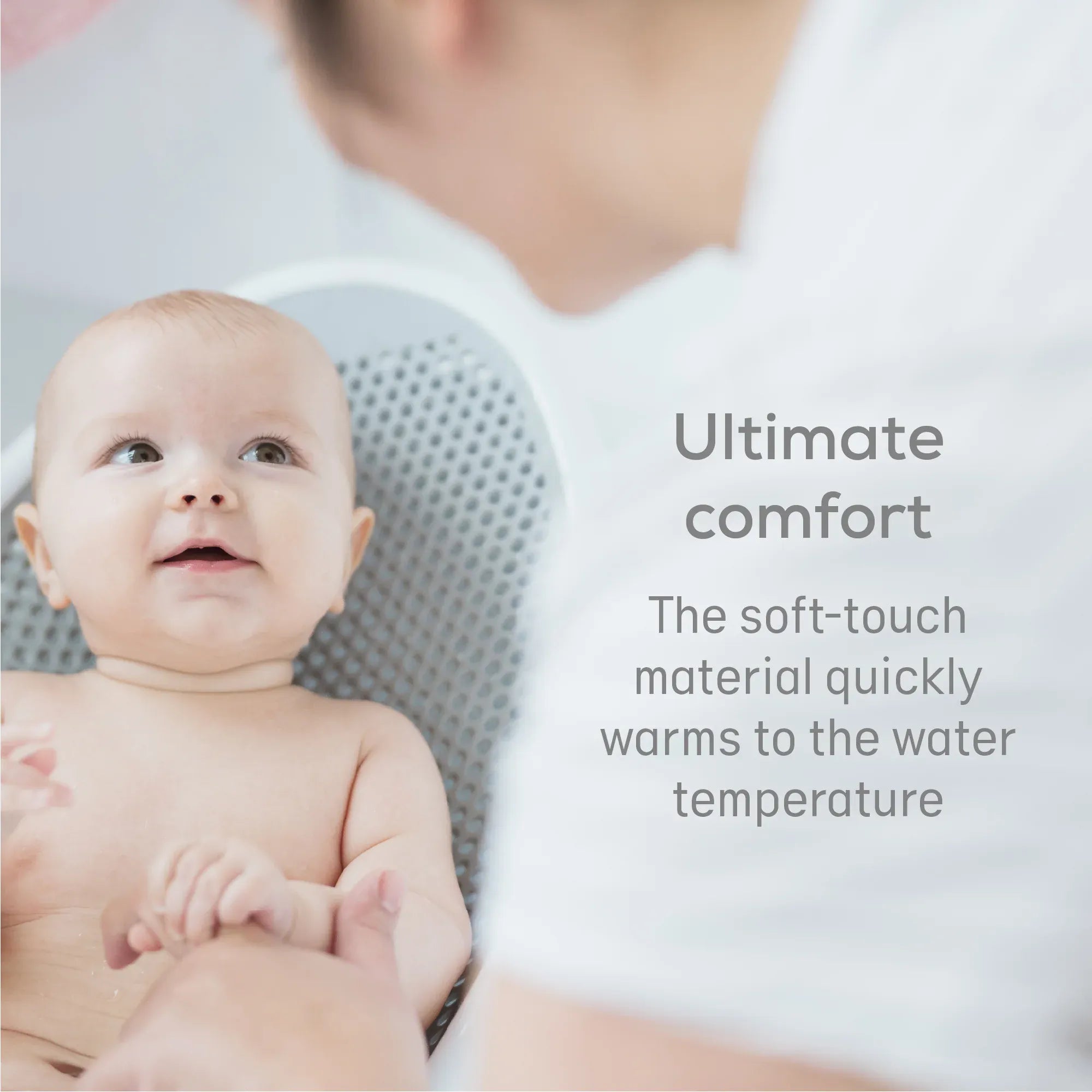 Angelcare Soft Touch Bath Support in Grey Bathing & Grooming AC3020 666594202406