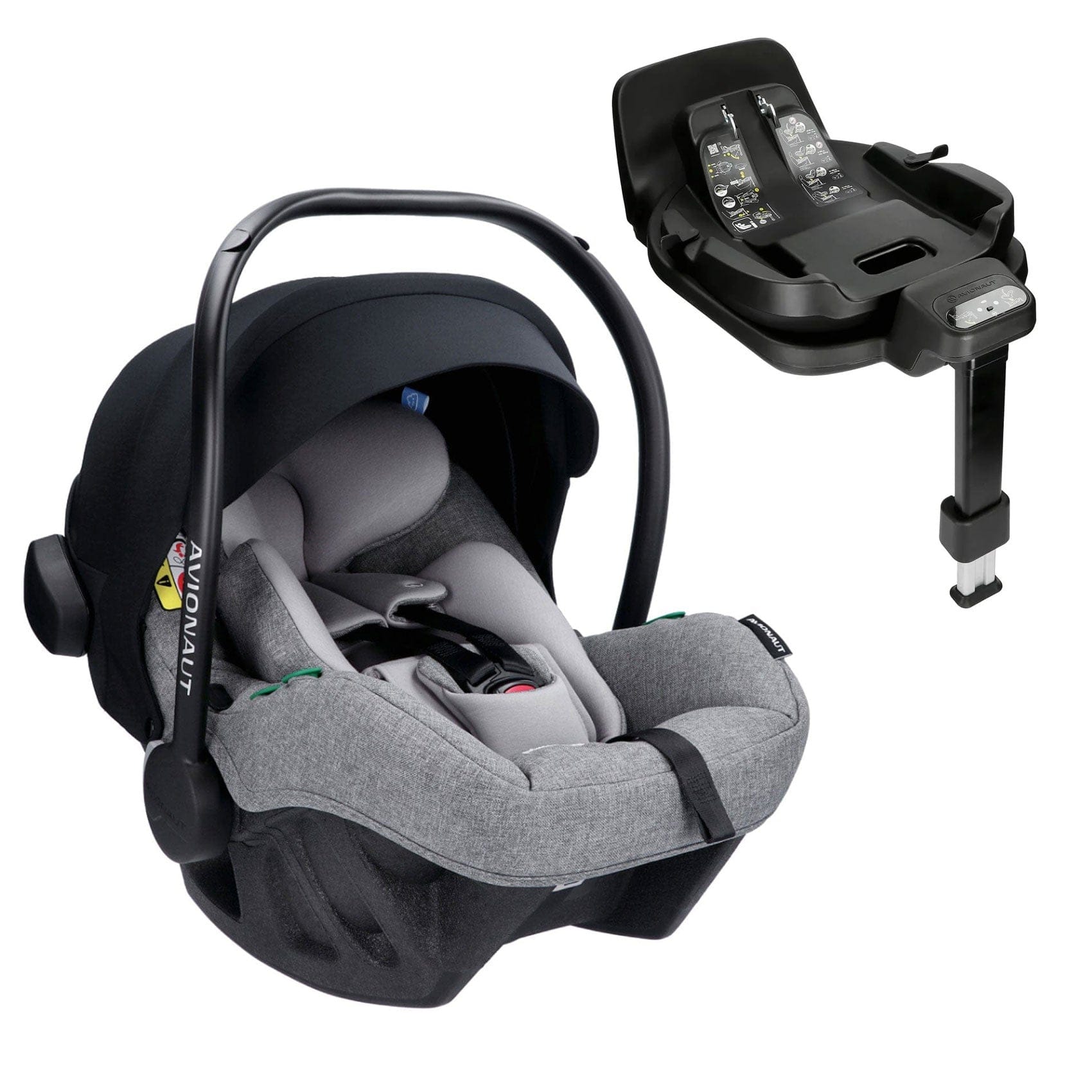 Avionaut Pixel Pro 2.0 C & IQ Orbit Base in Grey Baby Car Seats 17183-GRY 5907603461564