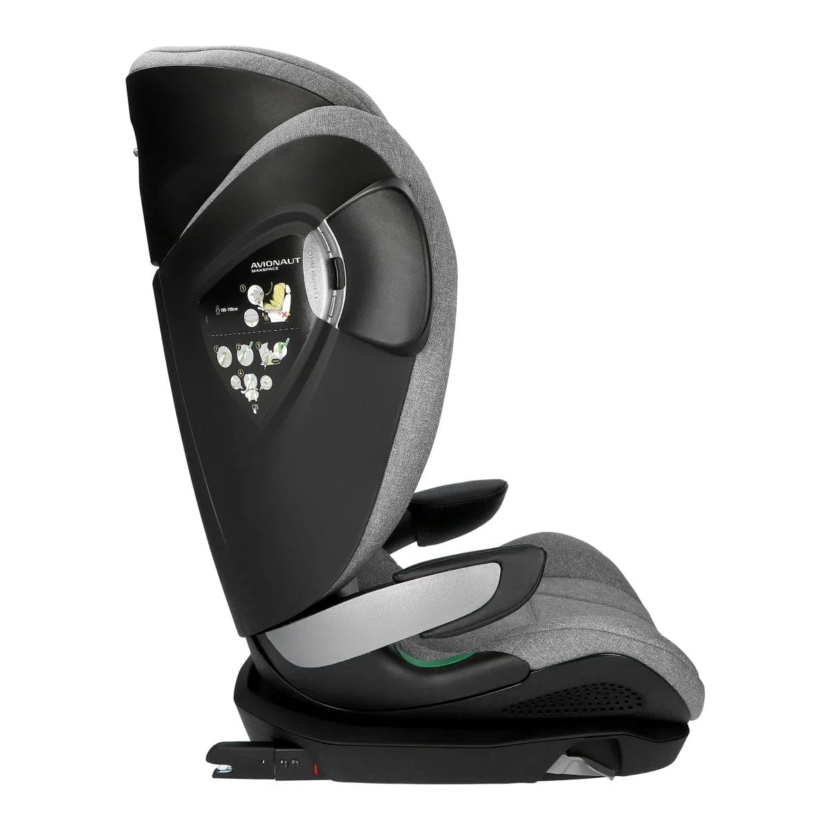 Avionaut Maxspace Smart Highback Booster Seat in Grey Highback Booster Seats 04986-MAX-01-SMART 5907603464930