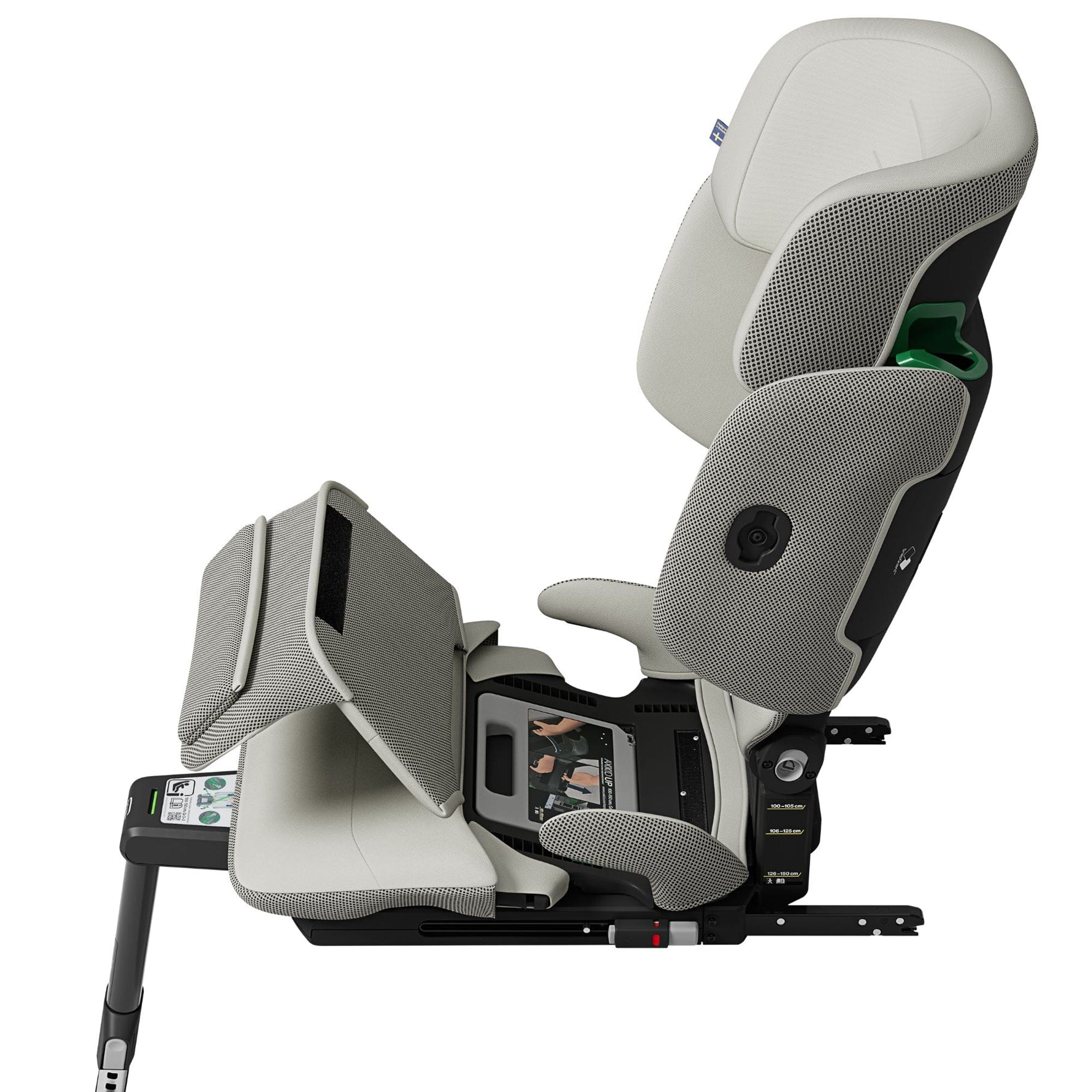 Axkid Up Highback booster Seat in Beachgrass Beige Highback Booster Seats 27050143 7350150973338