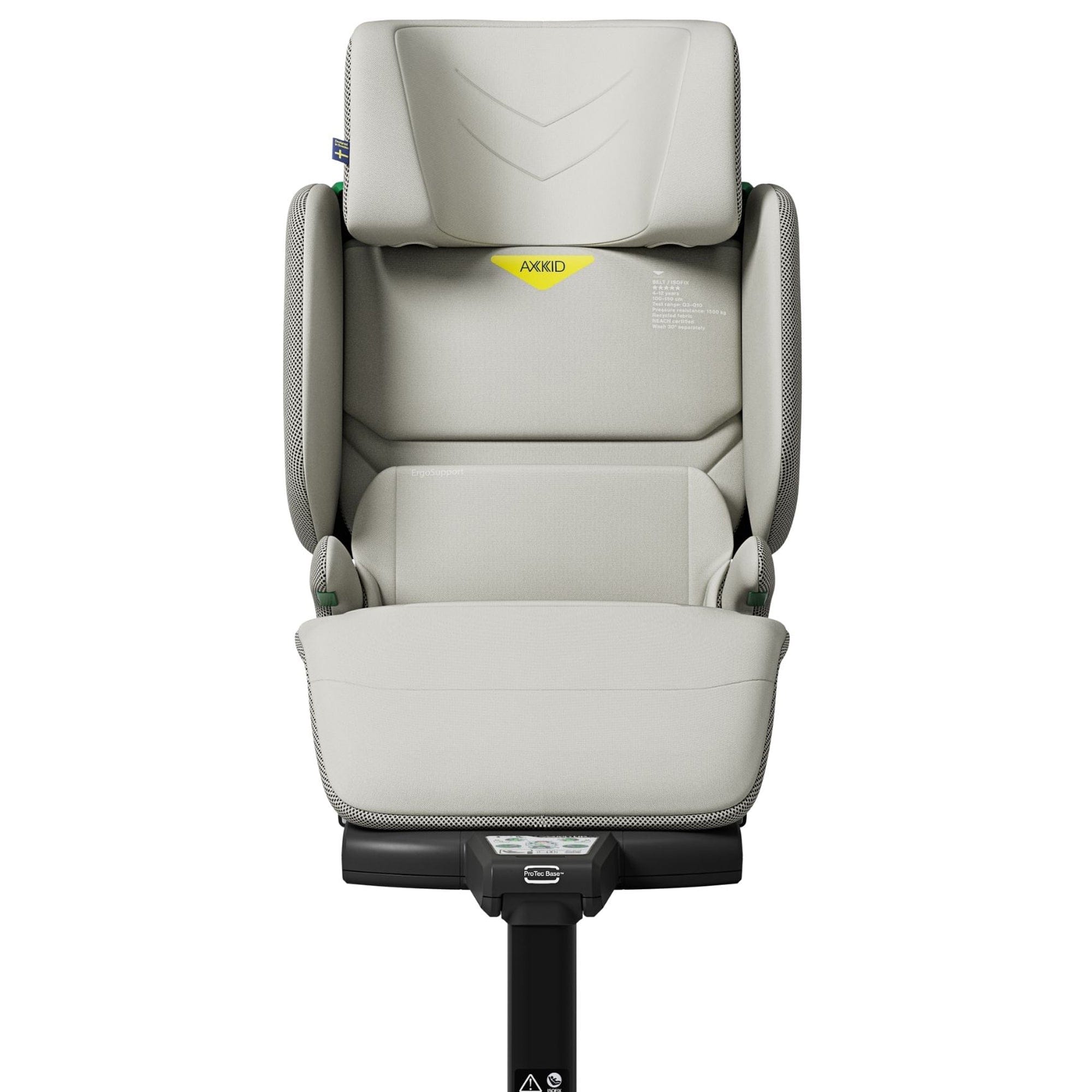Axkid Up Highback booster Seat in Beachgrass Beige Highback Booster Seats 27050143 7350150973338
