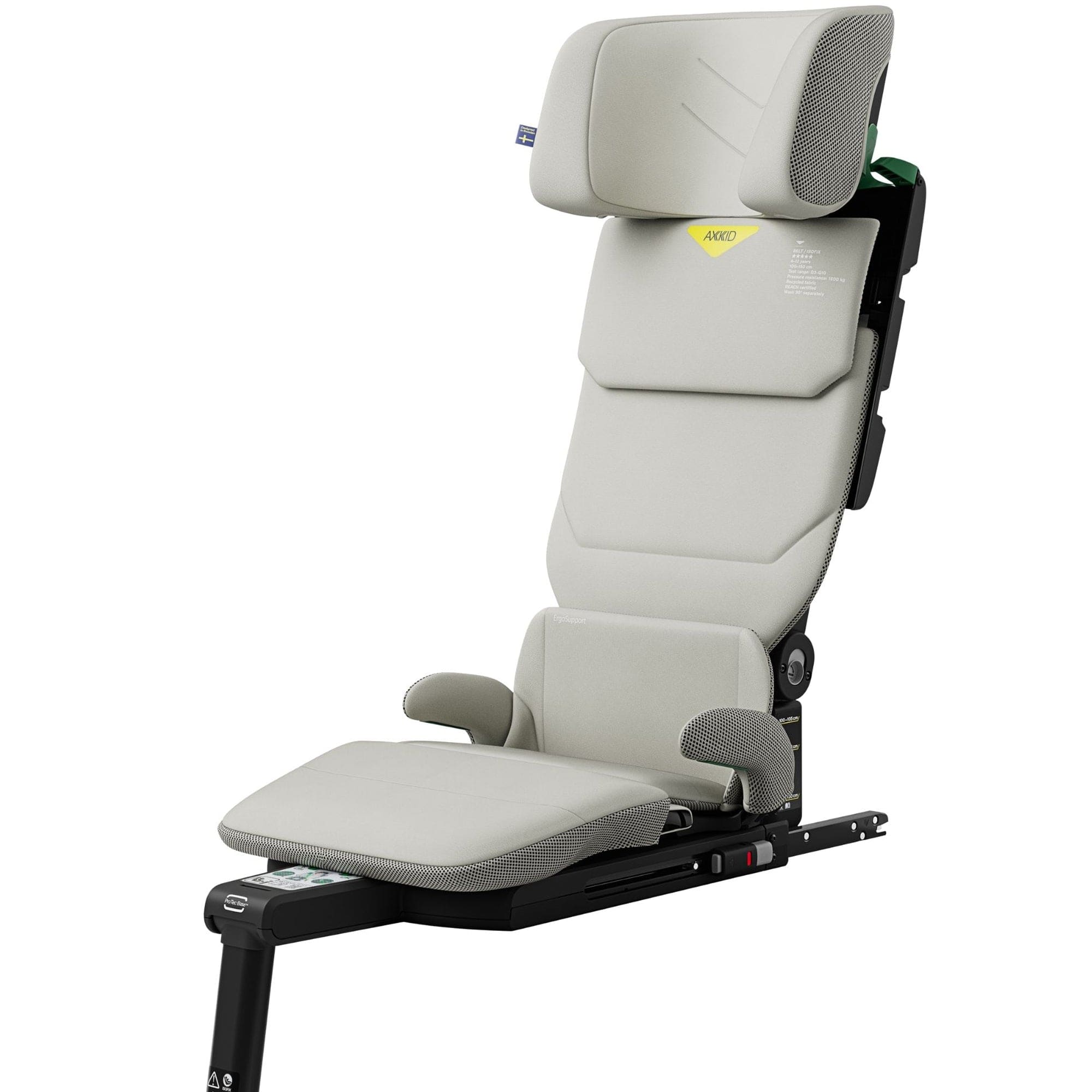 Axkid Up Highback booster Seat in Beachgrass Beige Highback Booster Seats 27050143 7350150973338