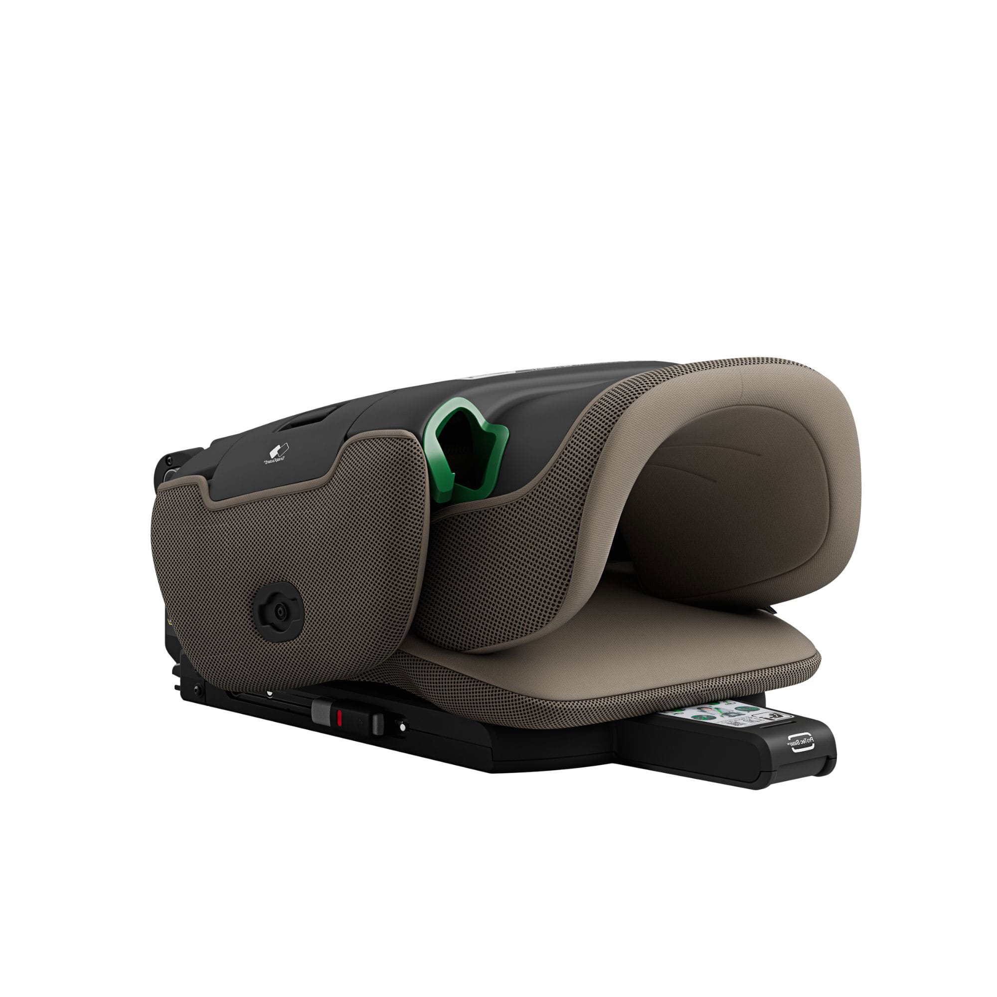 Axkid Up Highback booster Seat in Driftwood Beige Highback Booster Seats