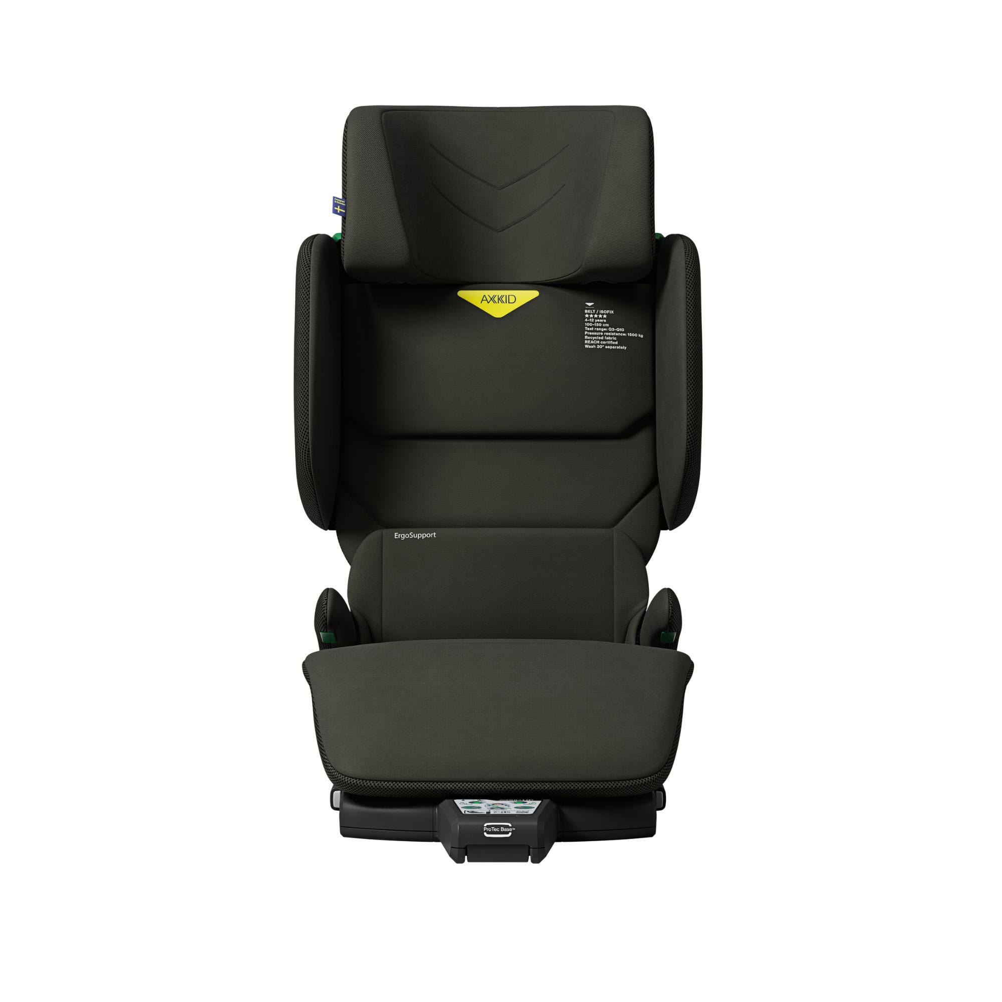 Axkid Up Highback booster Seat in Forest Moss Green Highback Booster Seats