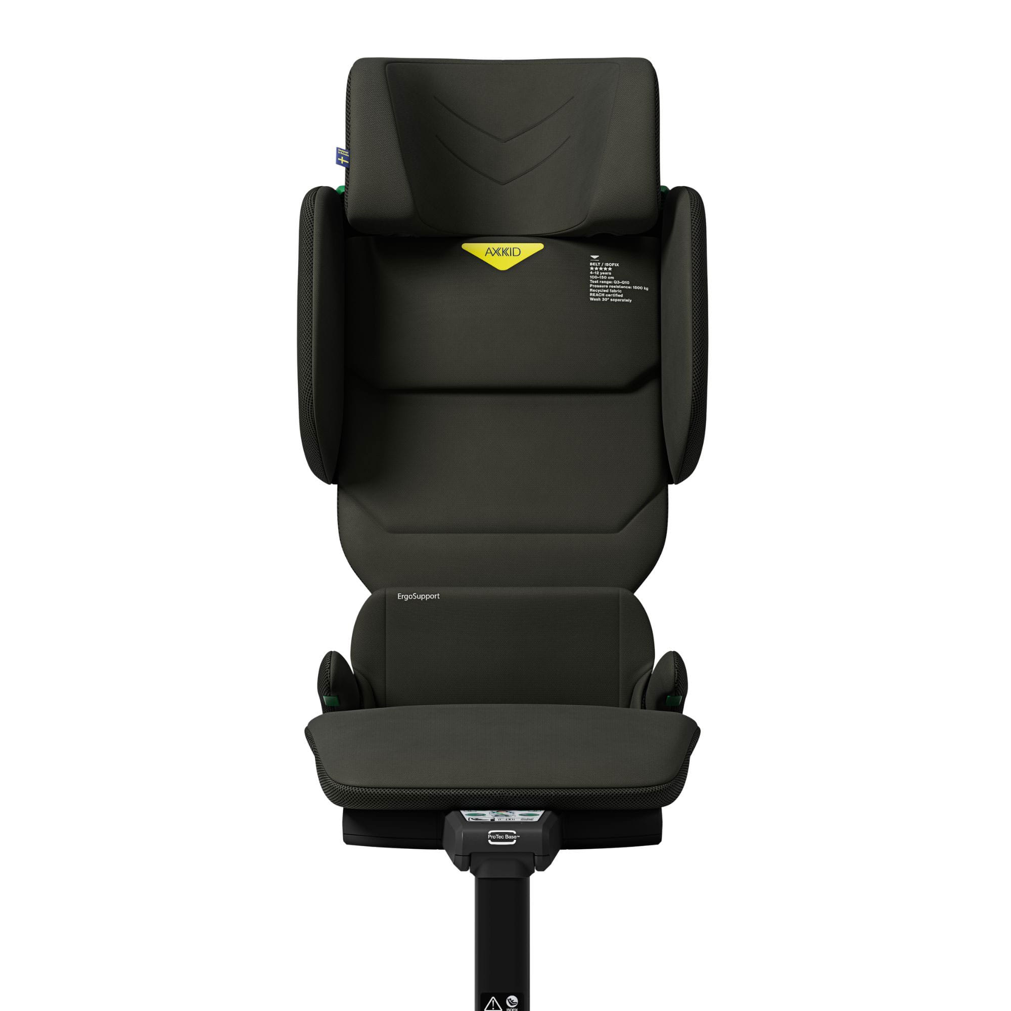 Axkid Up Highback booster Seat in Forest Moss Green Highback Booster Seats