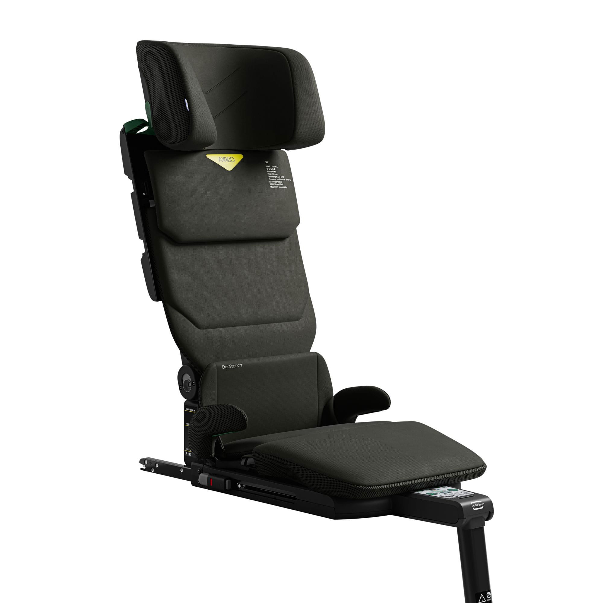 Axkid Up Highback booster Seat in Forest Moss Green Highback Booster Seats