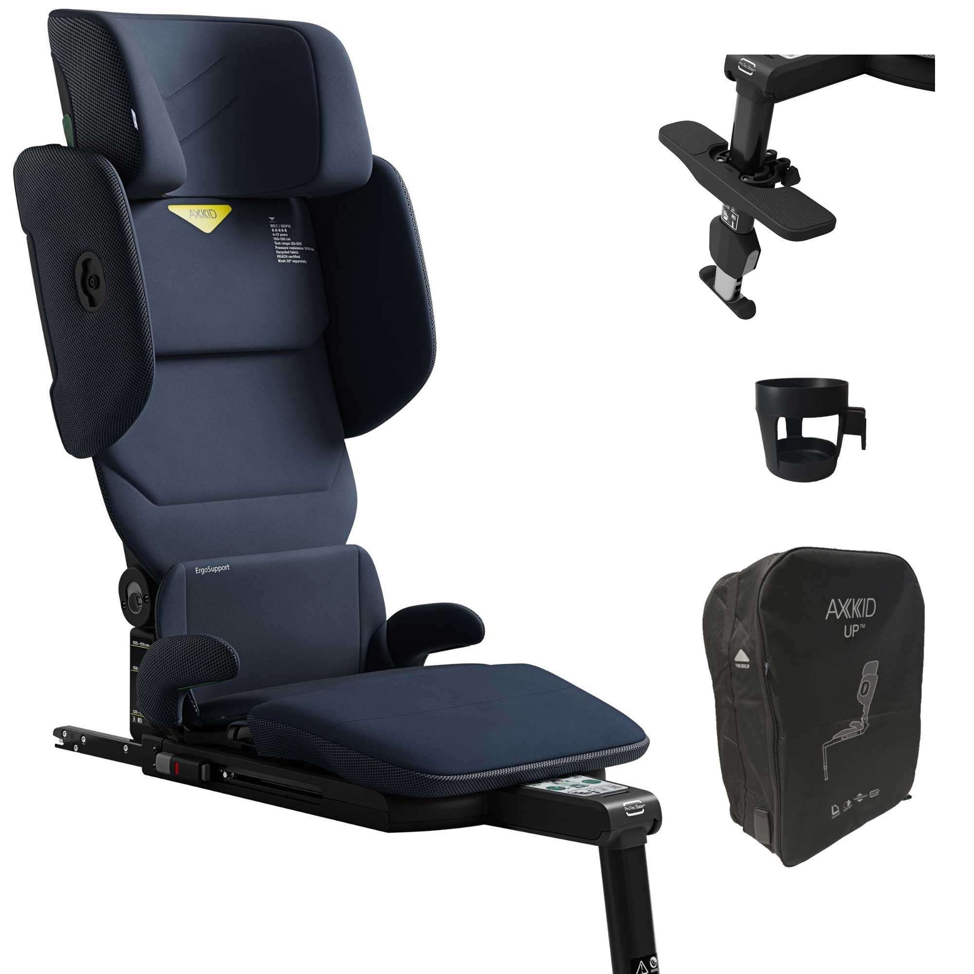 Axkid Up Highback booster Seat in Lake Blue Highback Booster Seats 27050141 7350150973314