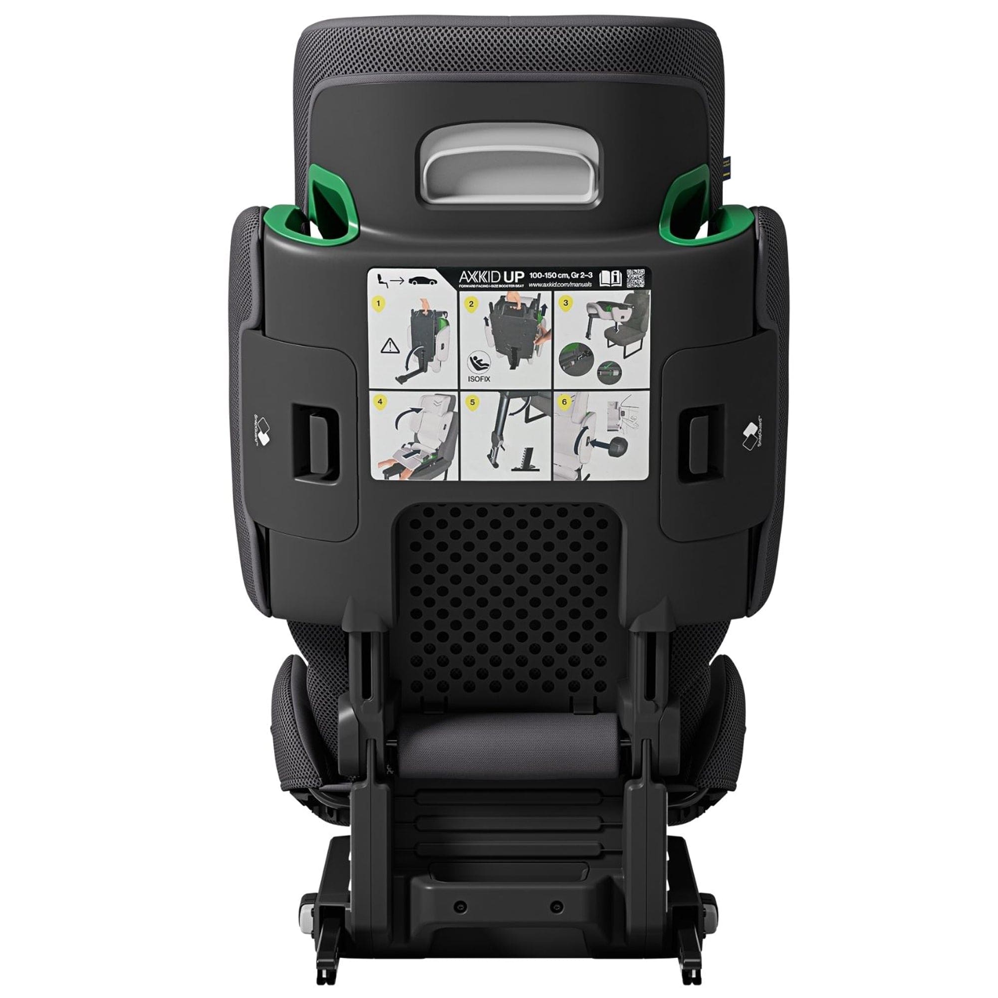 Axkid Up Highback booster Seat in Mist Grey Highback Booster Seats 27050140 7350150973307