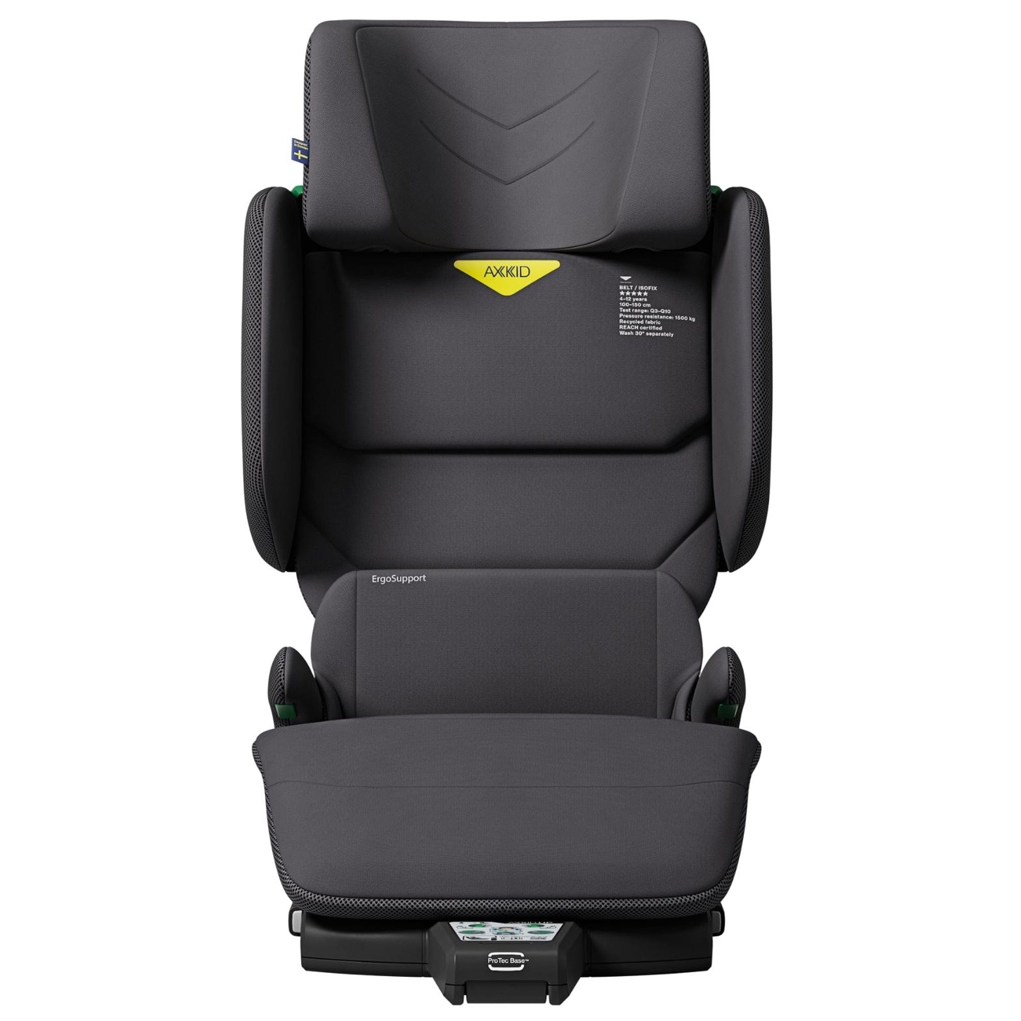 Axkid Up Highback booster Seat in Mist Grey Highback Booster Seats 27050140 7350150973307