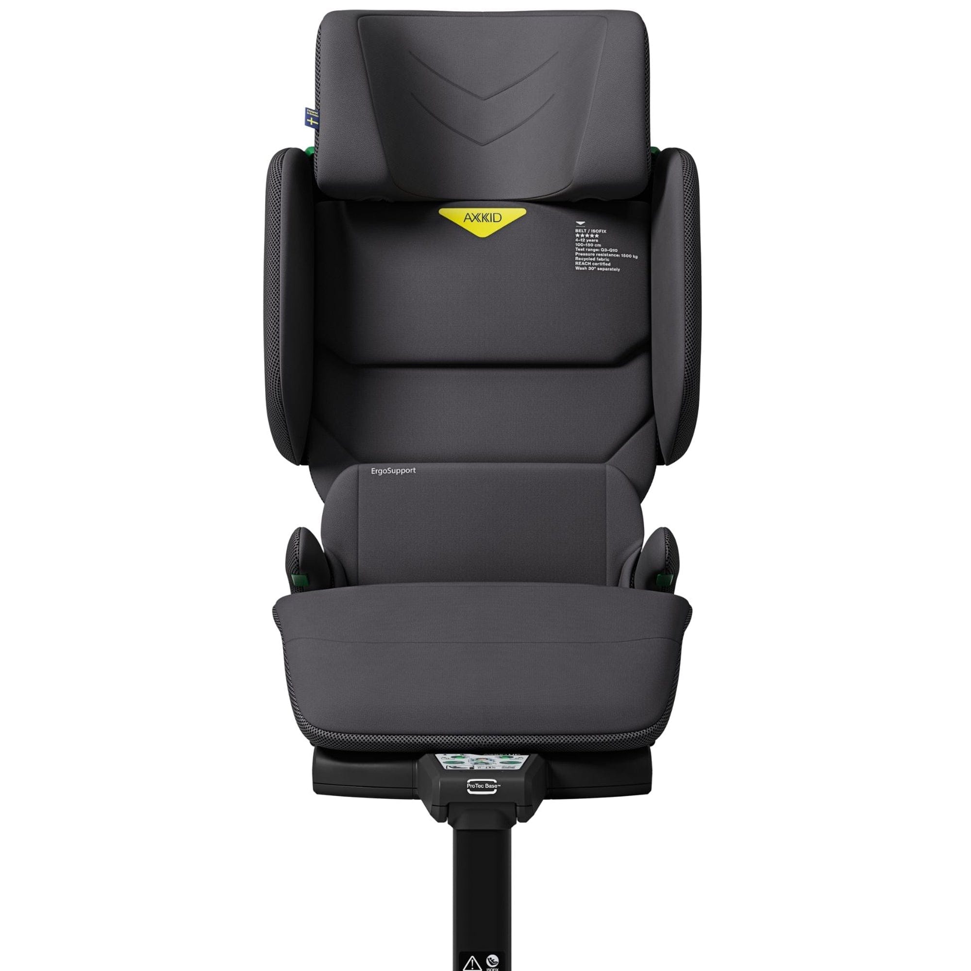 Axkid Up Highback booster Seat in Mist Grey Highback Booster Seats 27050140 7350150973307