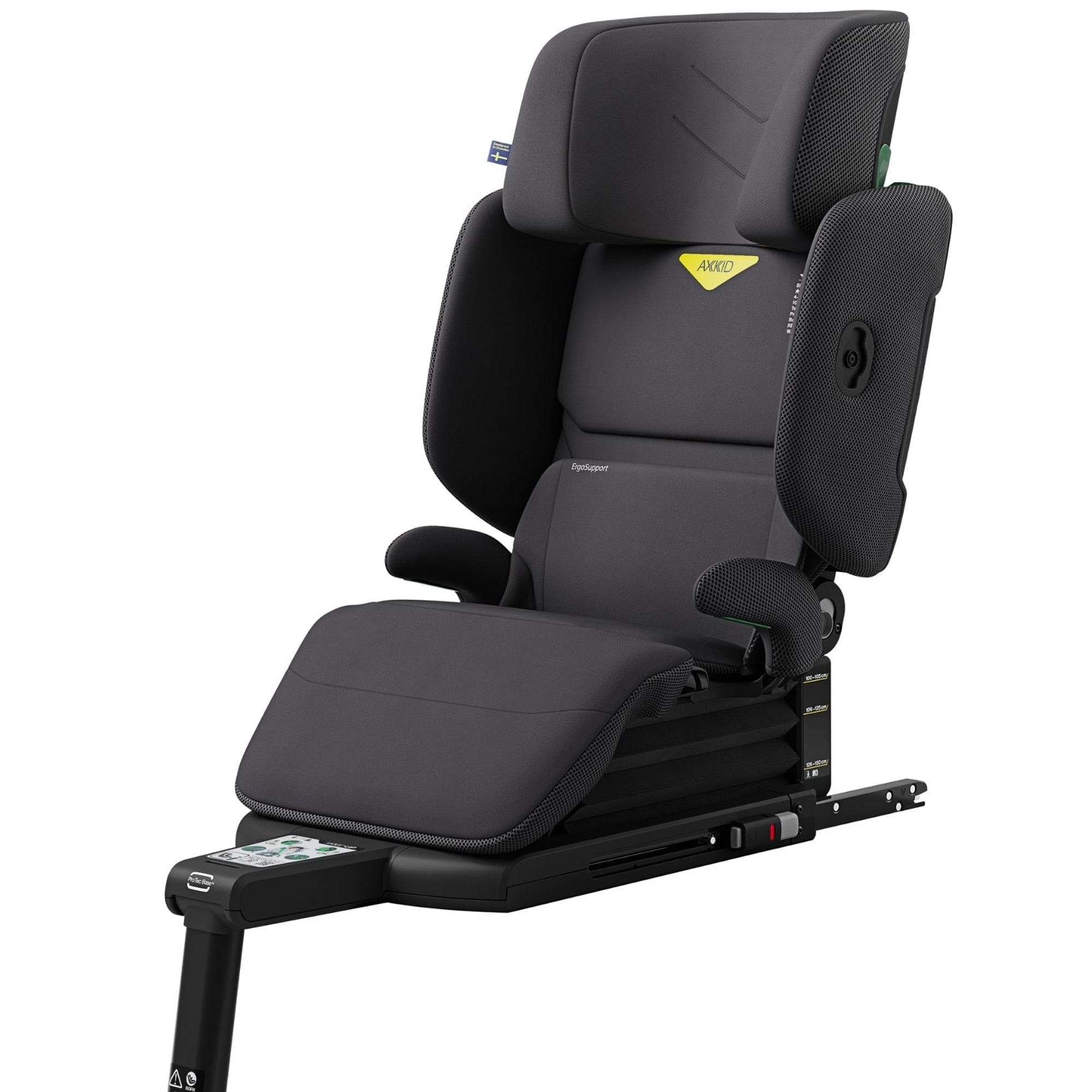 Axkid Up Highback booster Seat in Mist Grey Highback Booster Seats 27050140 7350150973307