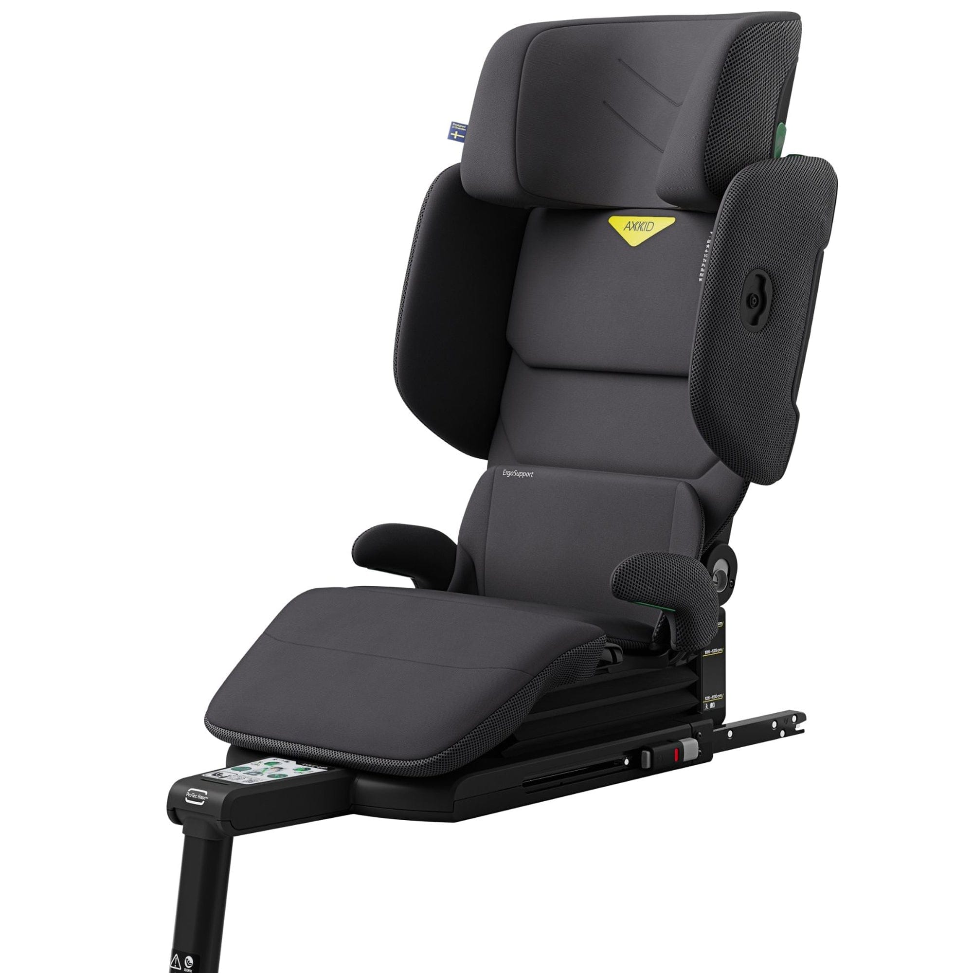 Axkid Up Highback booster Seat in Mist Grey Highback Booster Seats 27050140 7350150973307