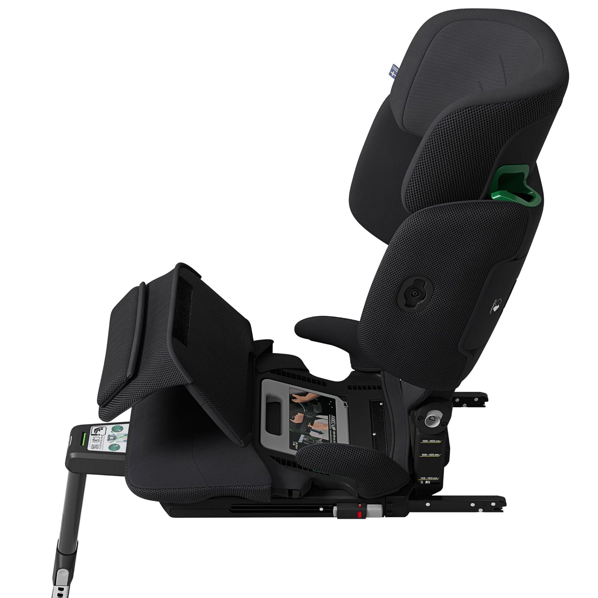 Axkid Up Highback booster Seat in Storm Black Highback Booster Seats 27050139 7350150973291